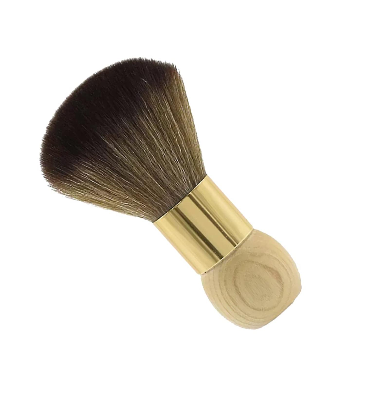 Beavorty barber cleaning brush professional barber brush barber cleaning tool salon neck brush Neck Face Cleaning Duster barber face brush duster for cleaning hair Bamboo duster brush - Buy Online on GoSupps.com