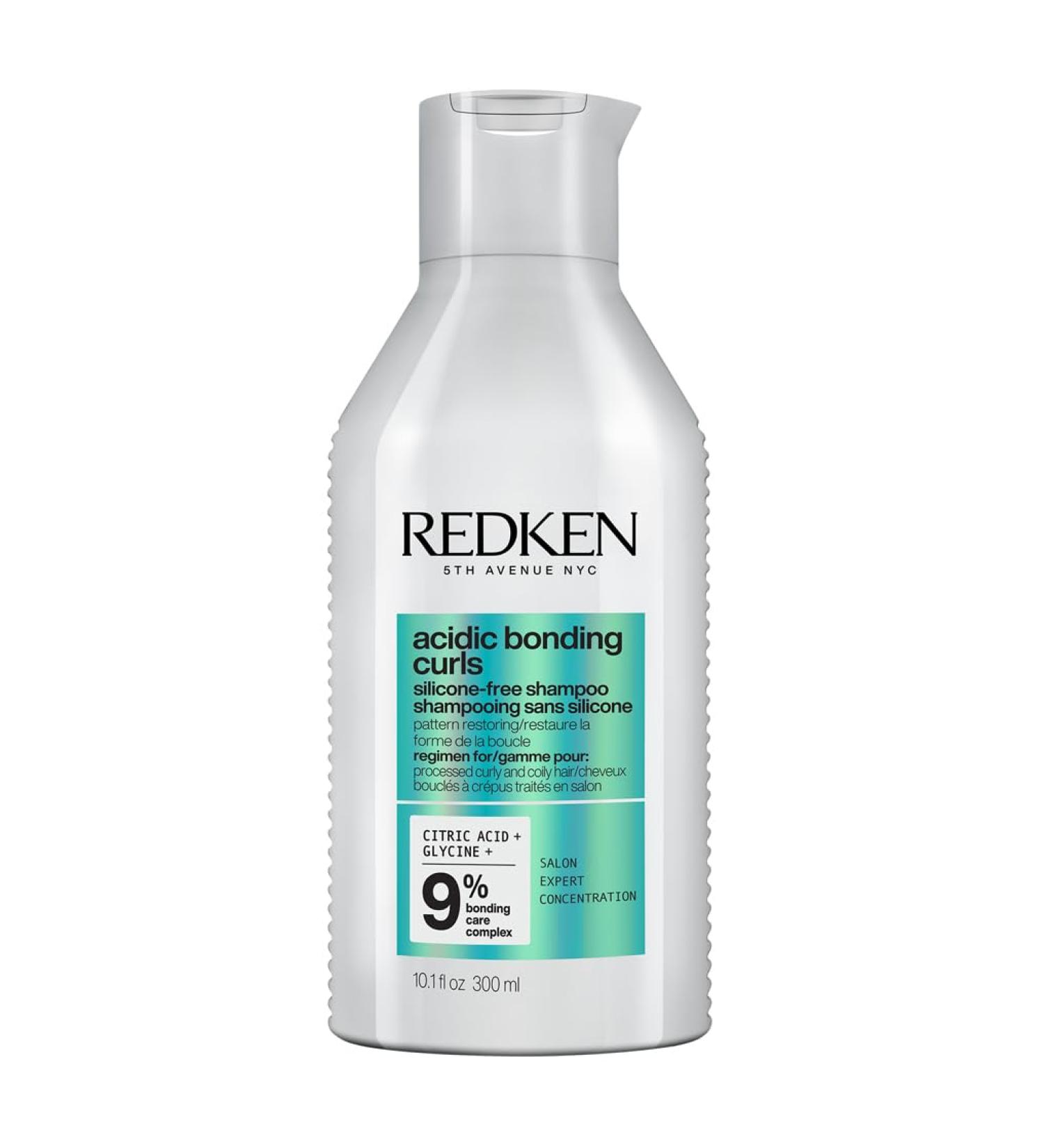 REDKEN Curl Repair Shampoo Restores & Enhances at the Molecular Level Concentrated Formula with Citric Acid & Glycine Damaged Curly to Frizzy Hair Acidic Bonding Curls 300ml - Buy Online on GoSupps.com