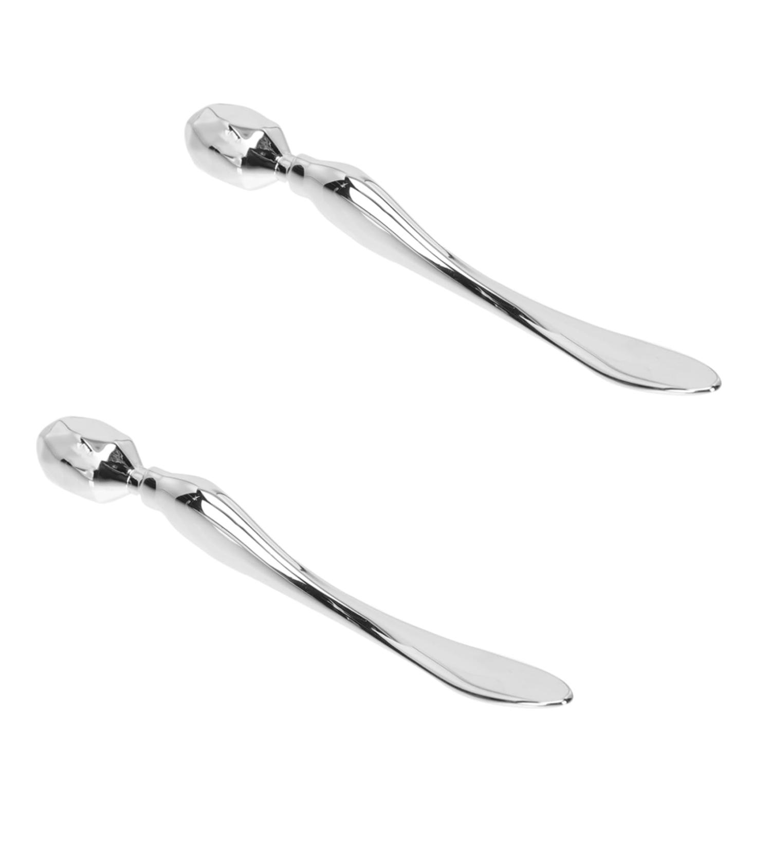 Angoily 2pi ces B tons De Massage Pour Yeux Accessoires De Pour Contour Yeux Fatigue 8x1cm argent - Buy Online on GoSupps.com