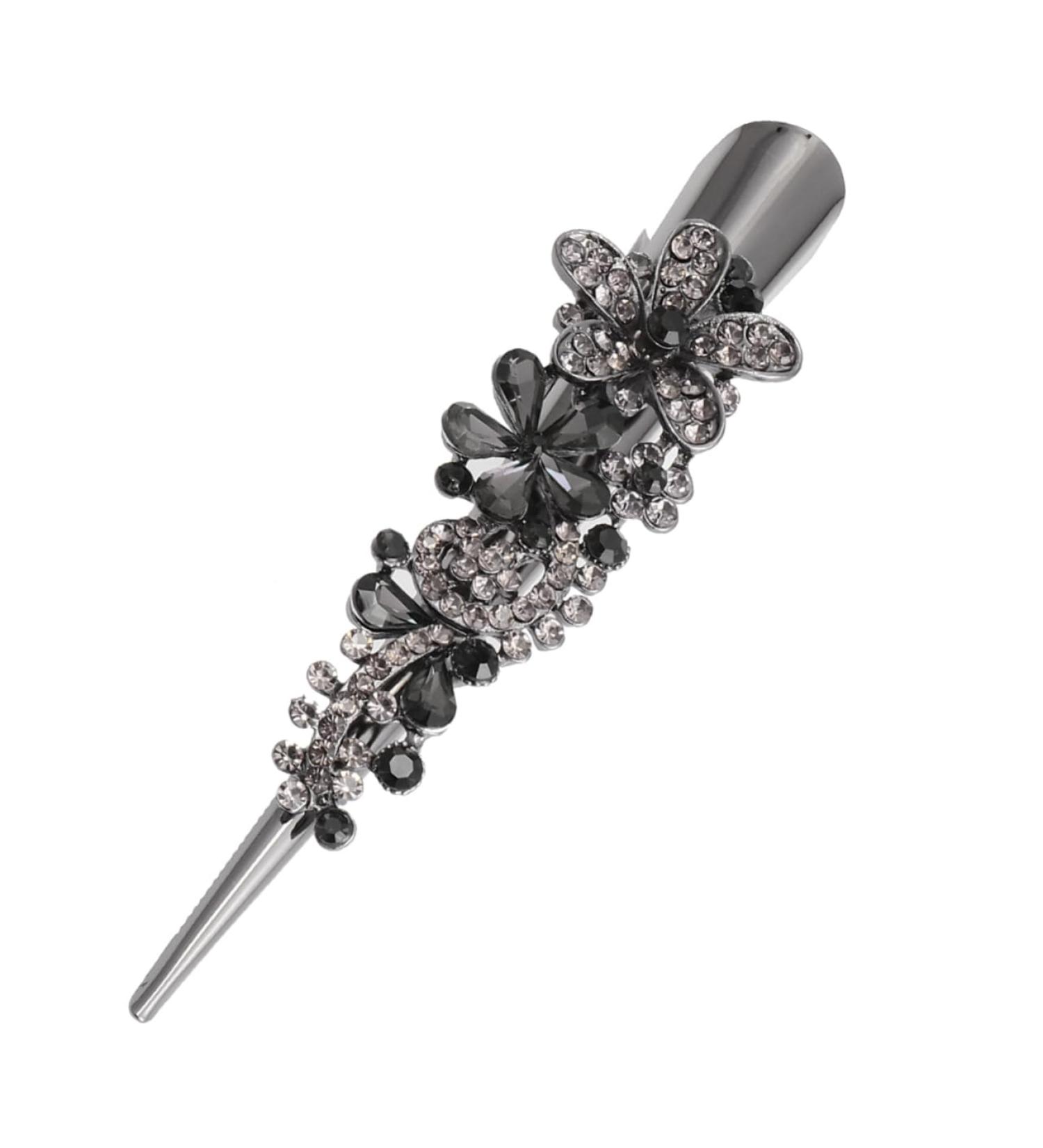 TOVINANNA 1Pc girl the flowers rhinestones crystals decor clip flower clip french hair clips for women modeling large rhinestones flat hair clip dense hair large - Buy Online on GoSupps.com