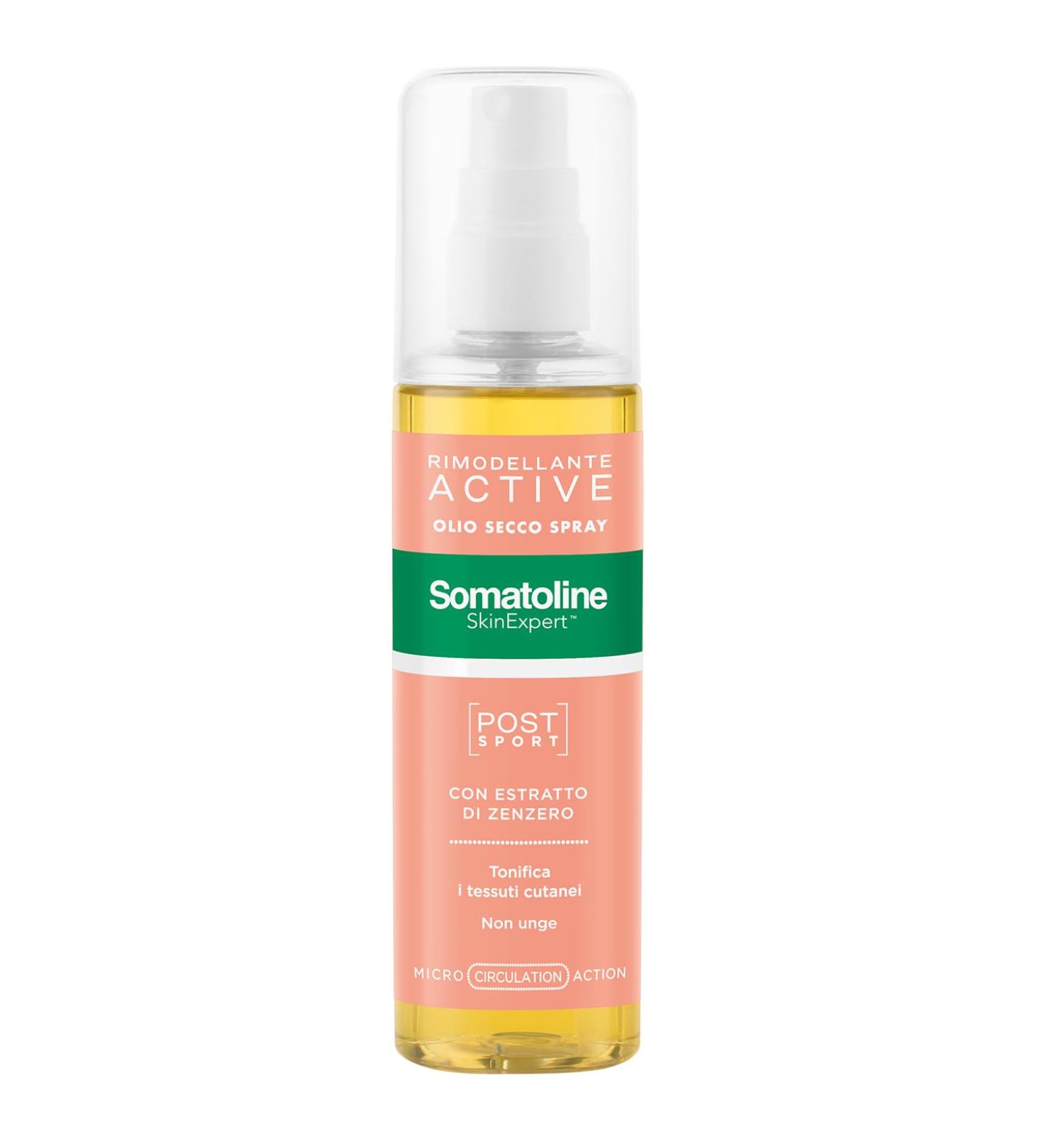  Somatoline SkinExpert Somatoline SkinExpert Active Remodeling Dry Oil Post-Sport Spray Remodeling Leg Treatment with Ginger Extract 125 ml - Buy Online on GoSupps.com
