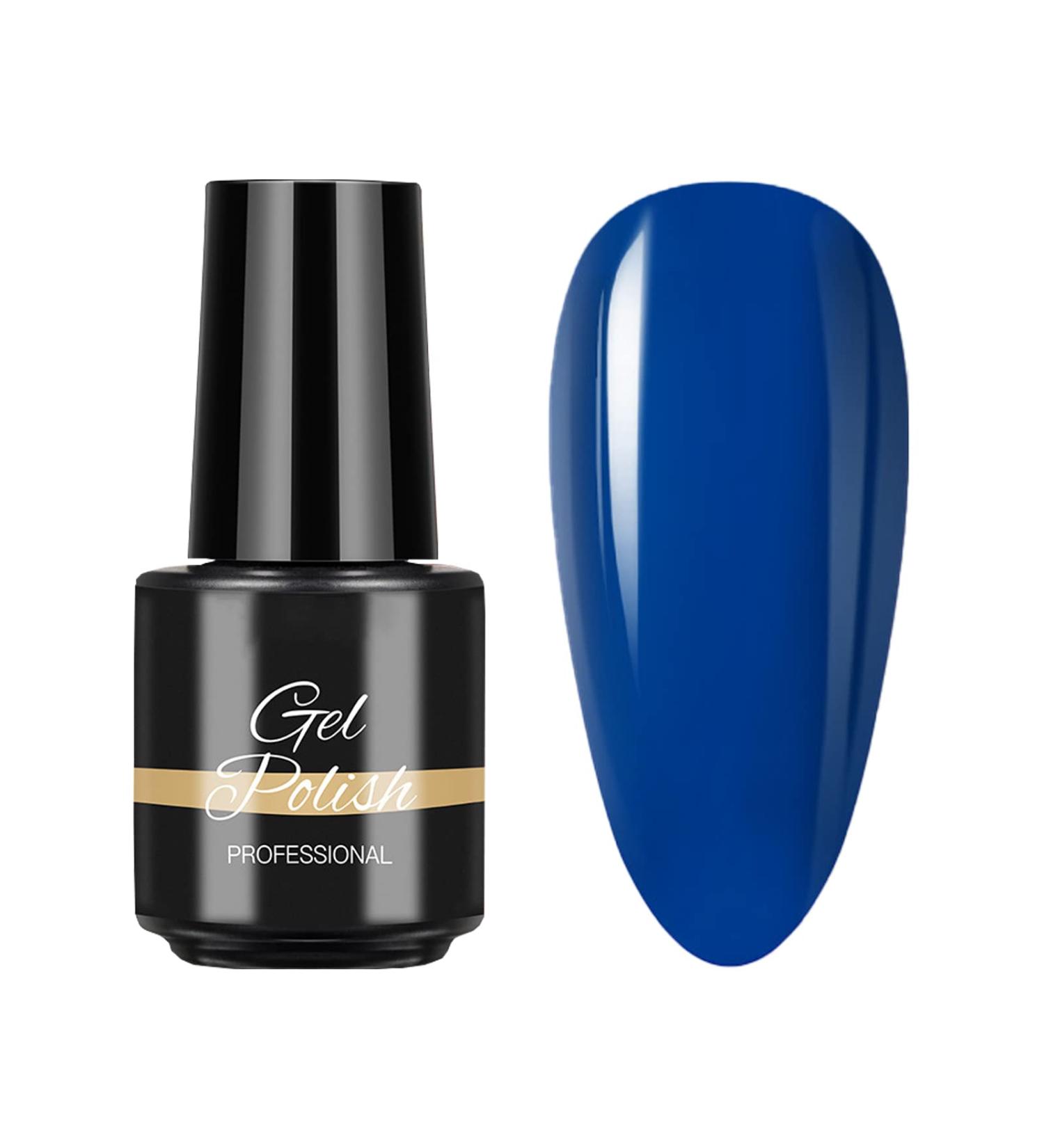 Shefave Gel Nail Polish 7ml Gel Polish Soak off UV/LED Gel Nail Polish Long Lasting Gel High Glossy Chip Resistant Easy to Apply Nail Varnish Gel Nail Art DIY Manicure Beauty Gifts (Blue) - Buy Online on GoSupps.com