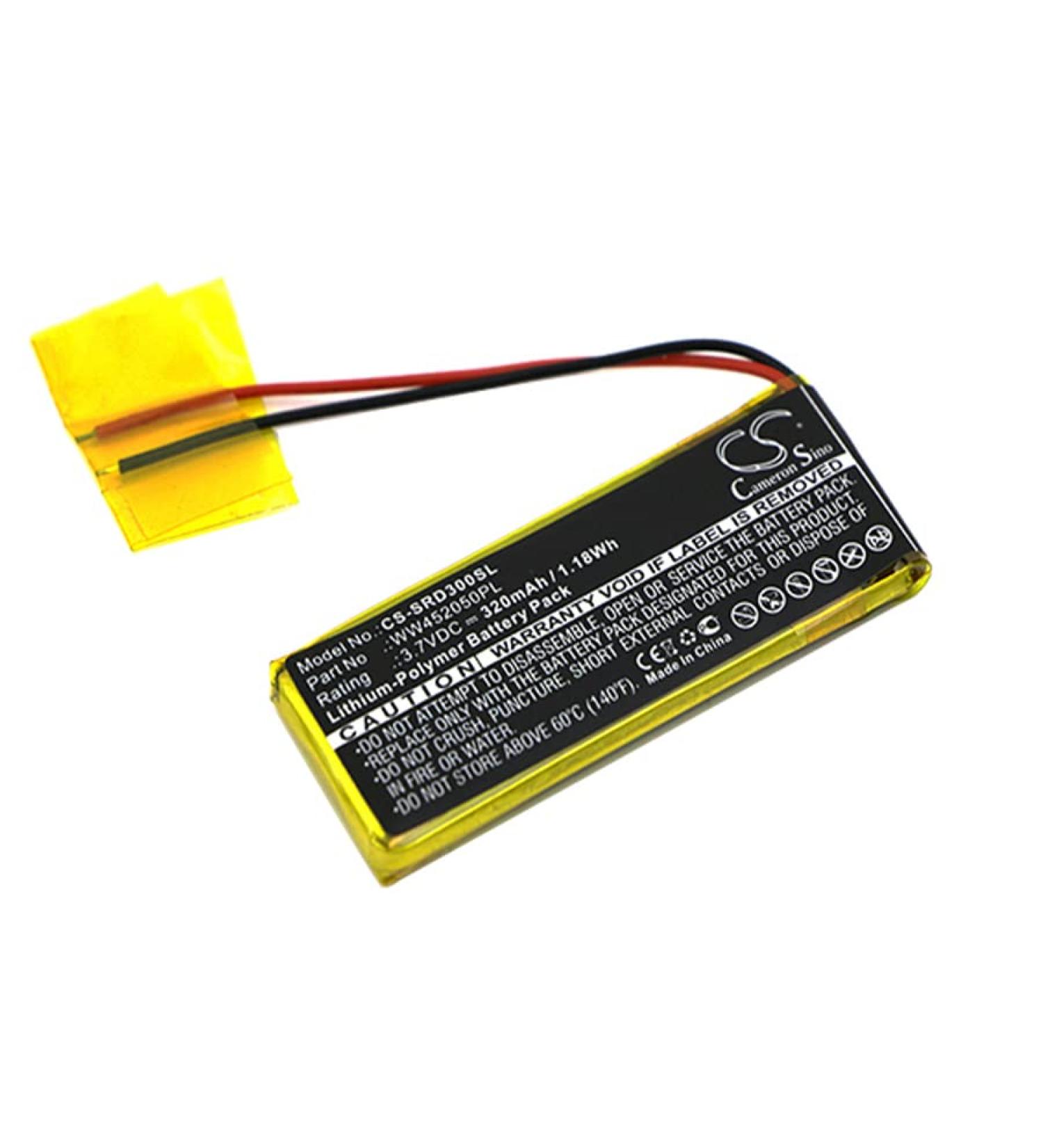 Replacement Battery for Scala Rider Q3 FM Solo - WW452050PL - 320mAh/3.7V - International Shipping Available - Buy Online on GoSupps.com