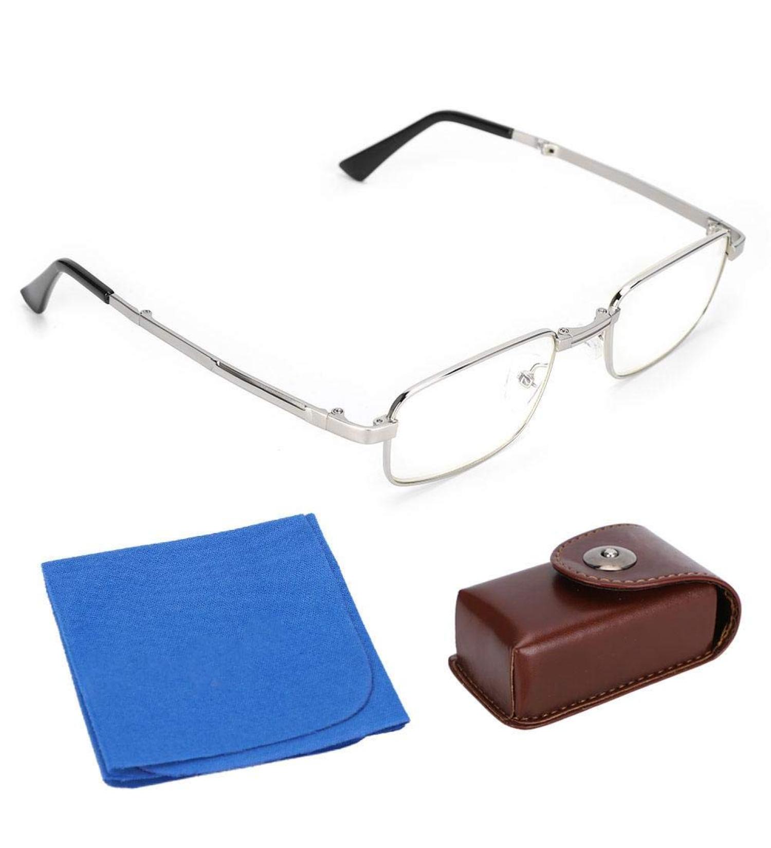 Filfeel Foldable Reading Glasses - High-Resolution Visual Fatigue Relief for Seniors | Presbyopic Glasses with Bag - Buy Online on GoSupps.com
