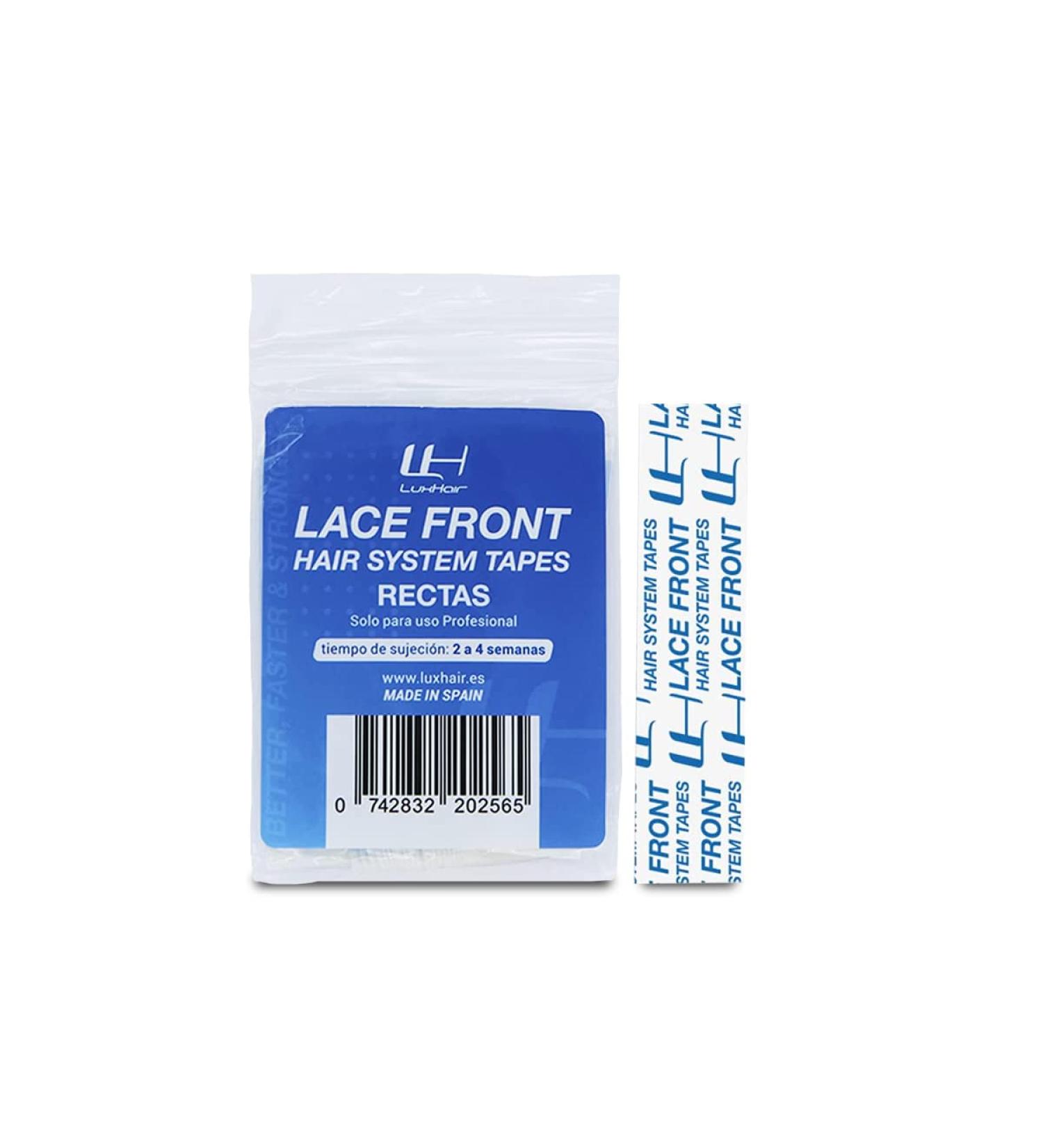 Adhesive Tape for Wigs and Lace Front Prosthetics - Double-Sided and Gentle - High Adhesive Power - Strong and Extra Firm Hold for up to 4 weeks - Straight Contours - 36 Units - LuxHair - Buy Online on GoSupps.com