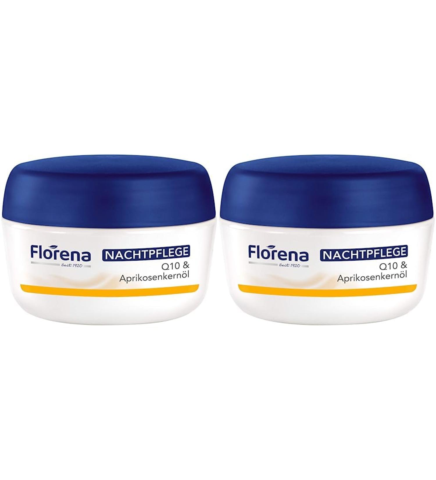 Florena Anti-Wrinkle Night Cream Q10 - Pack of 2 (50 ml each) | Best International Shipping - Buy Online on GoSupps.com