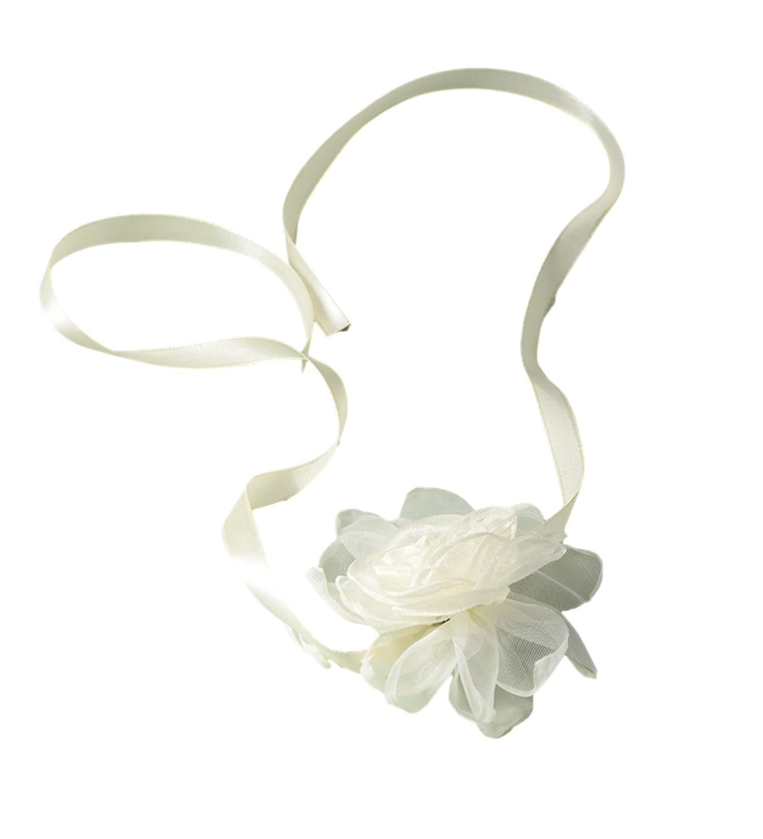 OralGos Floral Choker Necklace - Long Lace-Up Wedding Jewelry Gift for Women & Teens | International Shipping Available - Buy Online on GoSupps.com