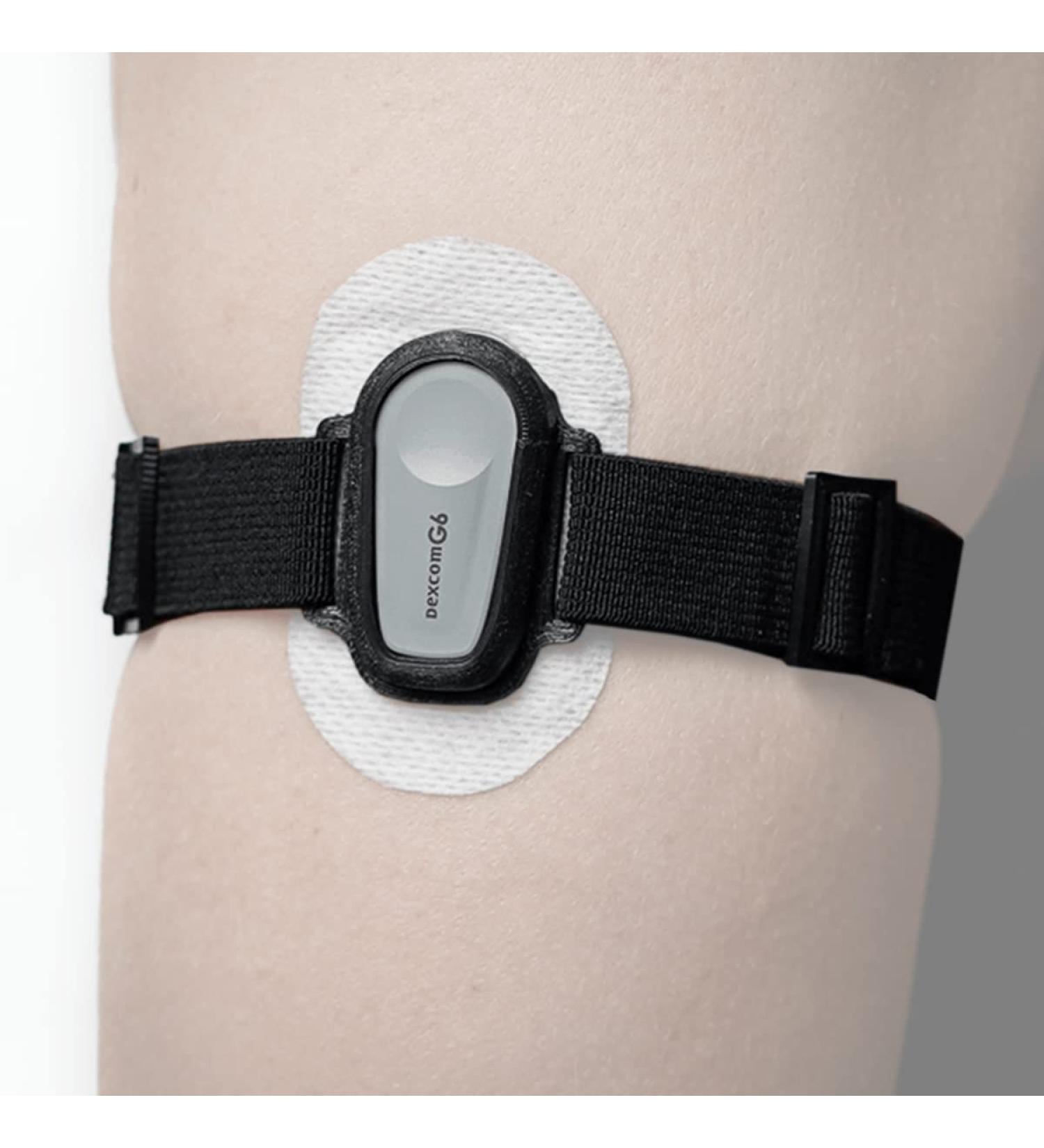 Diababers DexCom G6 Fixing Band & Holder | Adjustable Black Bracelet Size S (15-25 cm) - Secure & Stylish Diabetes Accessory - Buy Online on GoSupps.com