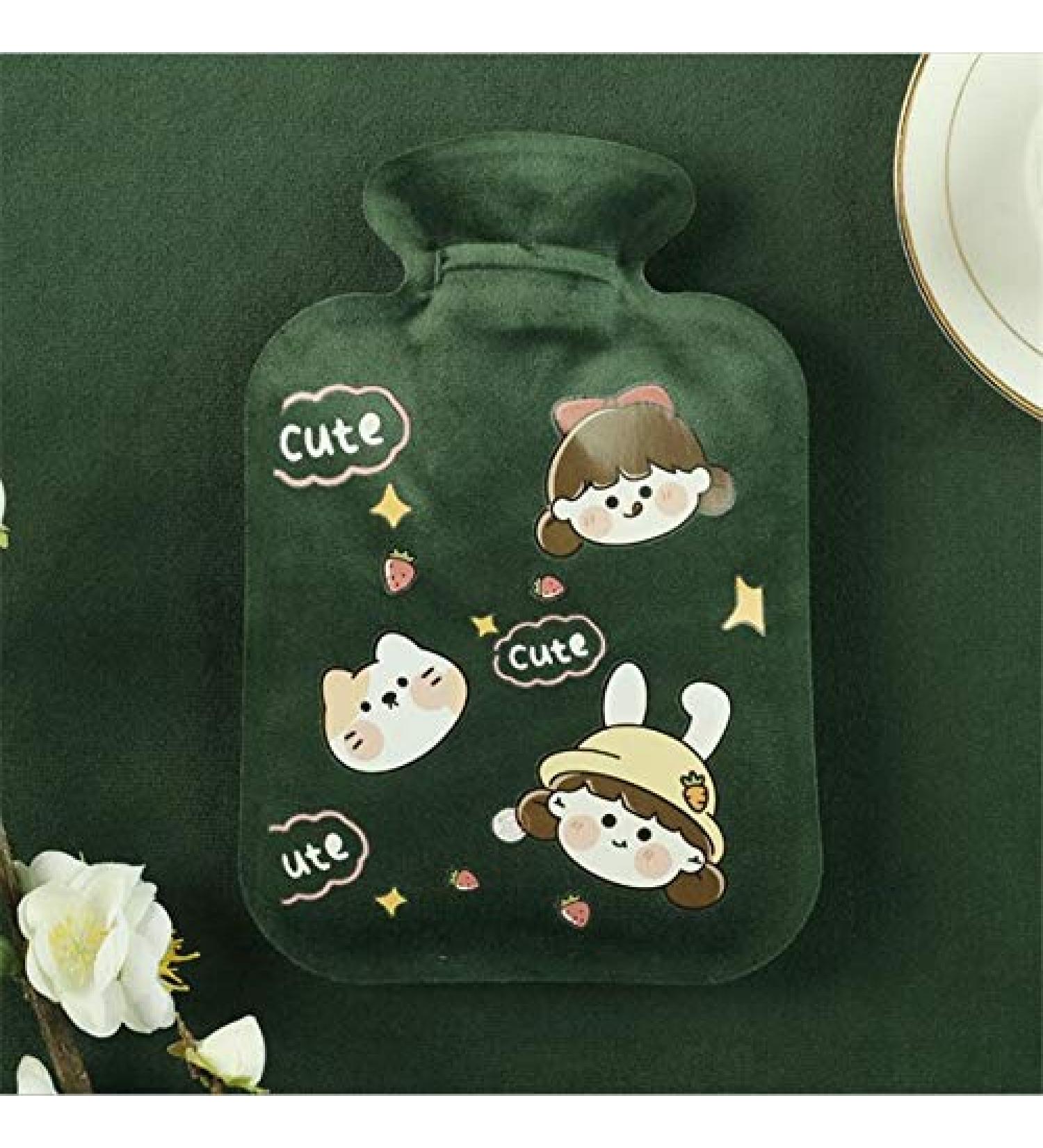 Portable Plush Hot Water Bottle - Mini Hand Warmer Washable & Safe | Body Warmer Bag in Color I - Buy Online on GoSupps.com