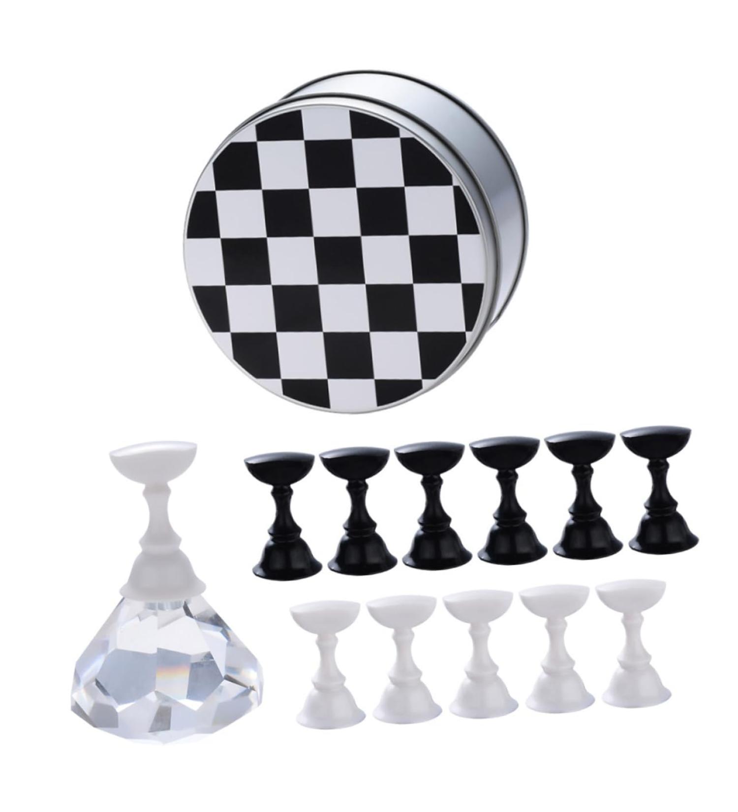 Ipetboom Magnetic Base 1set Manicure Practice Base Nail Manicure Supporter Manicure Tool Nail Beauty Supporter Nail Practice Base Nail Art Practice Holder Cosmetic Metal Nail Supplies 9.2x4.8cm As Shown - Buy Online on GoSupps.com