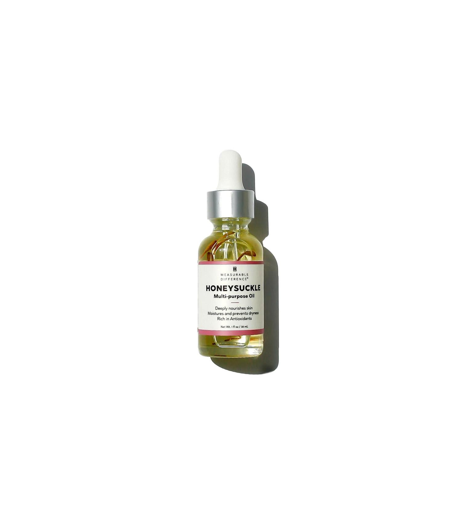 Honeysuckle Oil for Face & Body - Hydrates Soothes & Protects Skin - Controls Blemishes Boosts Collagen - Suitable for All Skin Types - Buy Online on GoSupps.com