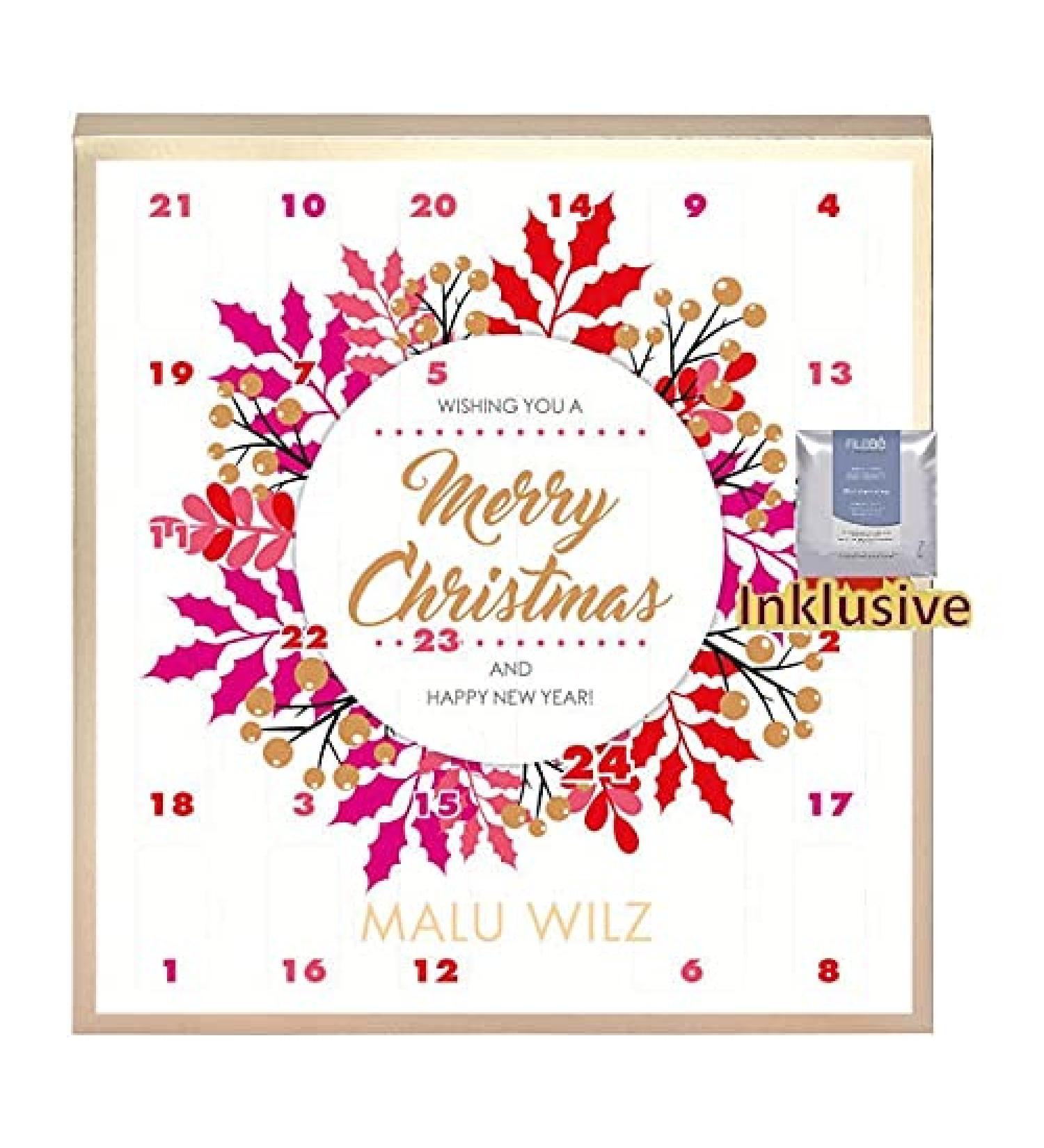 Malu Wilz Advent Calendar 2023 Women - Malu Wilz Cosmetics Advent Calendar for the woman beauty calendar value 178 cosmetic calendar 24 women beauty