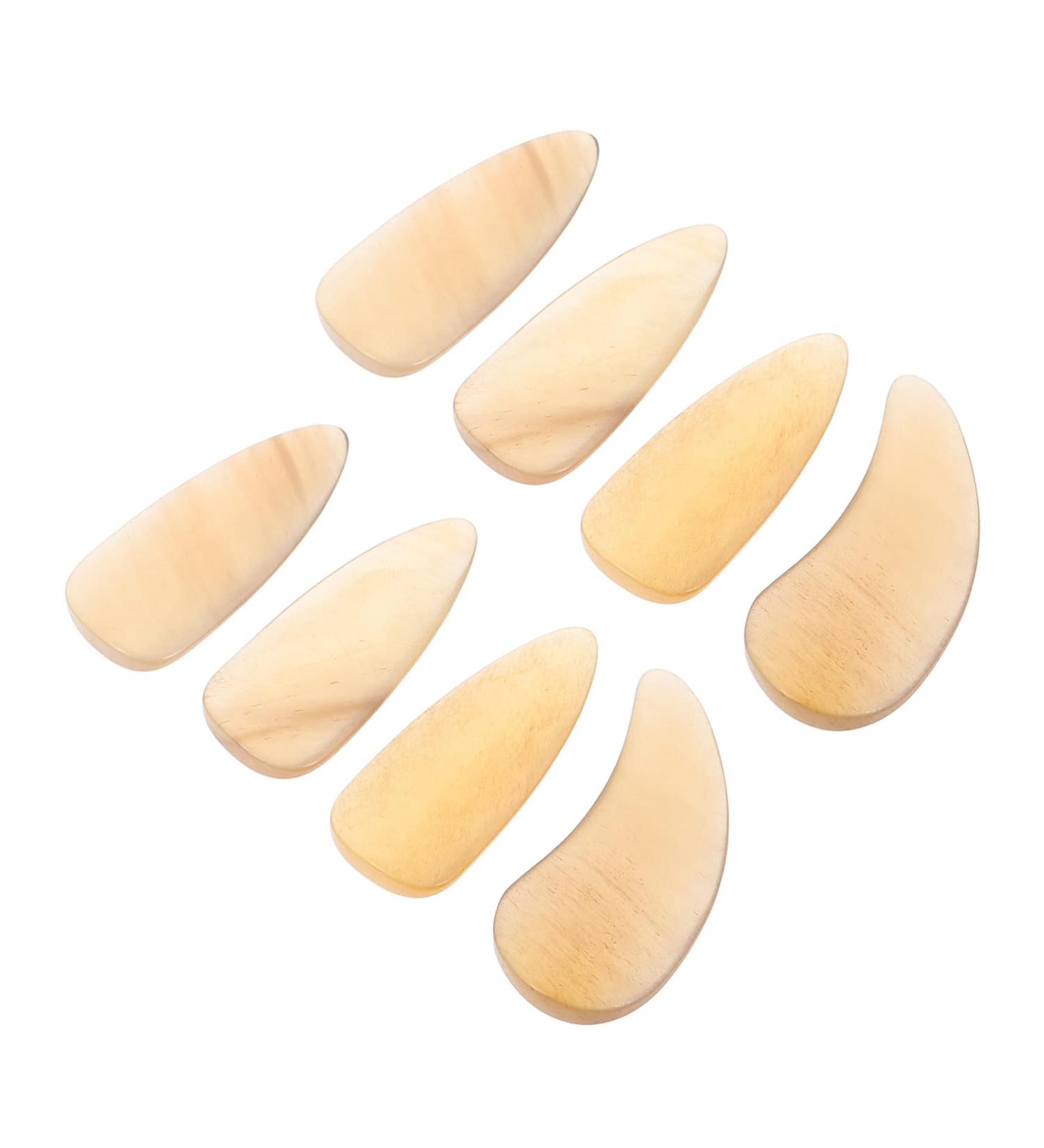 POPETPOP 8 Pcs Guzheng nail pieces Finger Picks music Finger Nail Protectors lute instrument thumb picks fake nails for kids Protective Guzheng Fake Nails child horns guqin 2.5X1.2X0.1CM Light Yellow 02 - Buy Online on GoSupps.com