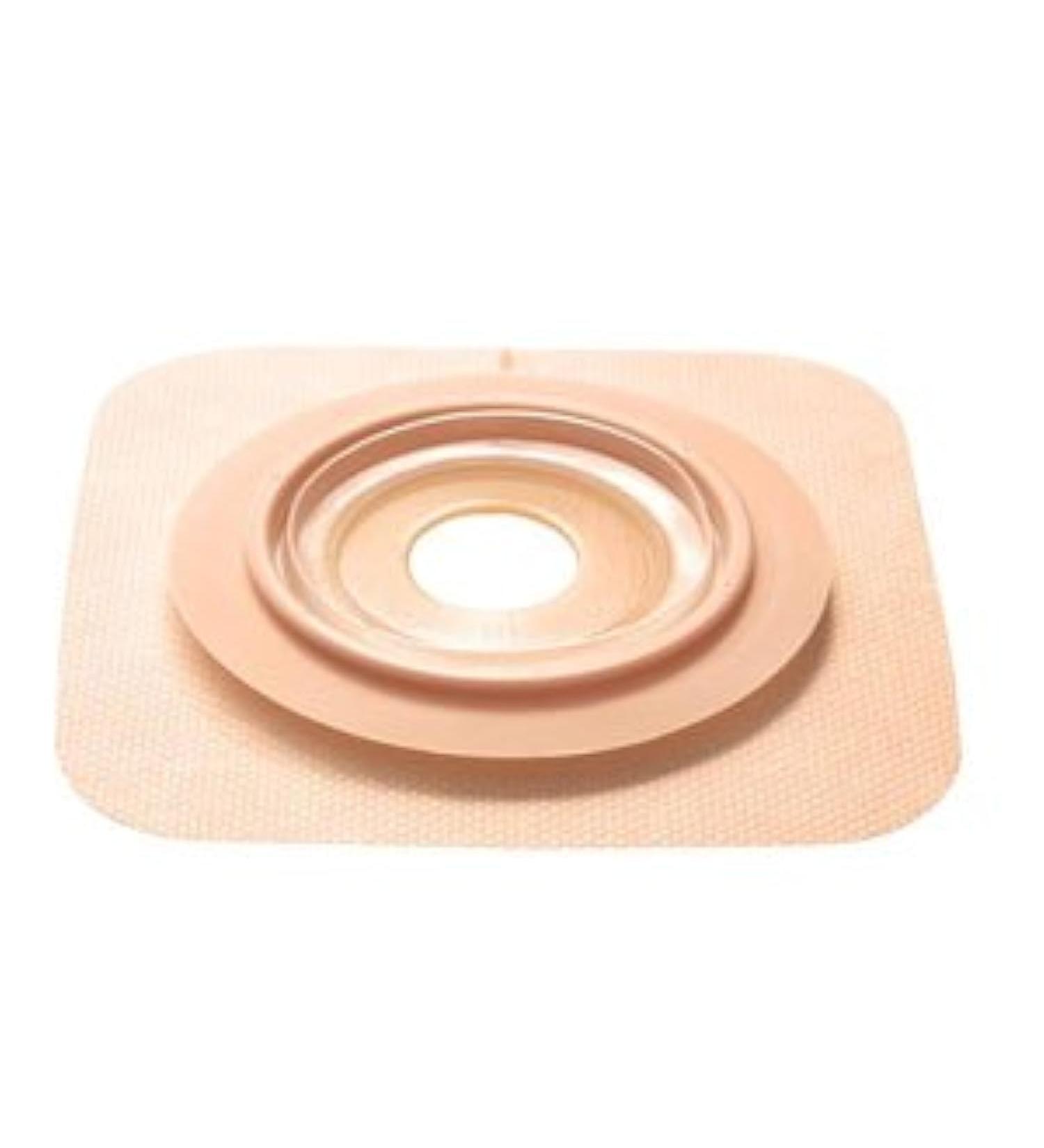 Natura Moldable Stomahesive Skin Barrier Accordian Flange 33-45mm 70mm with Hydrocolloid Flexible Collar 421035 Qty 10 Per Box