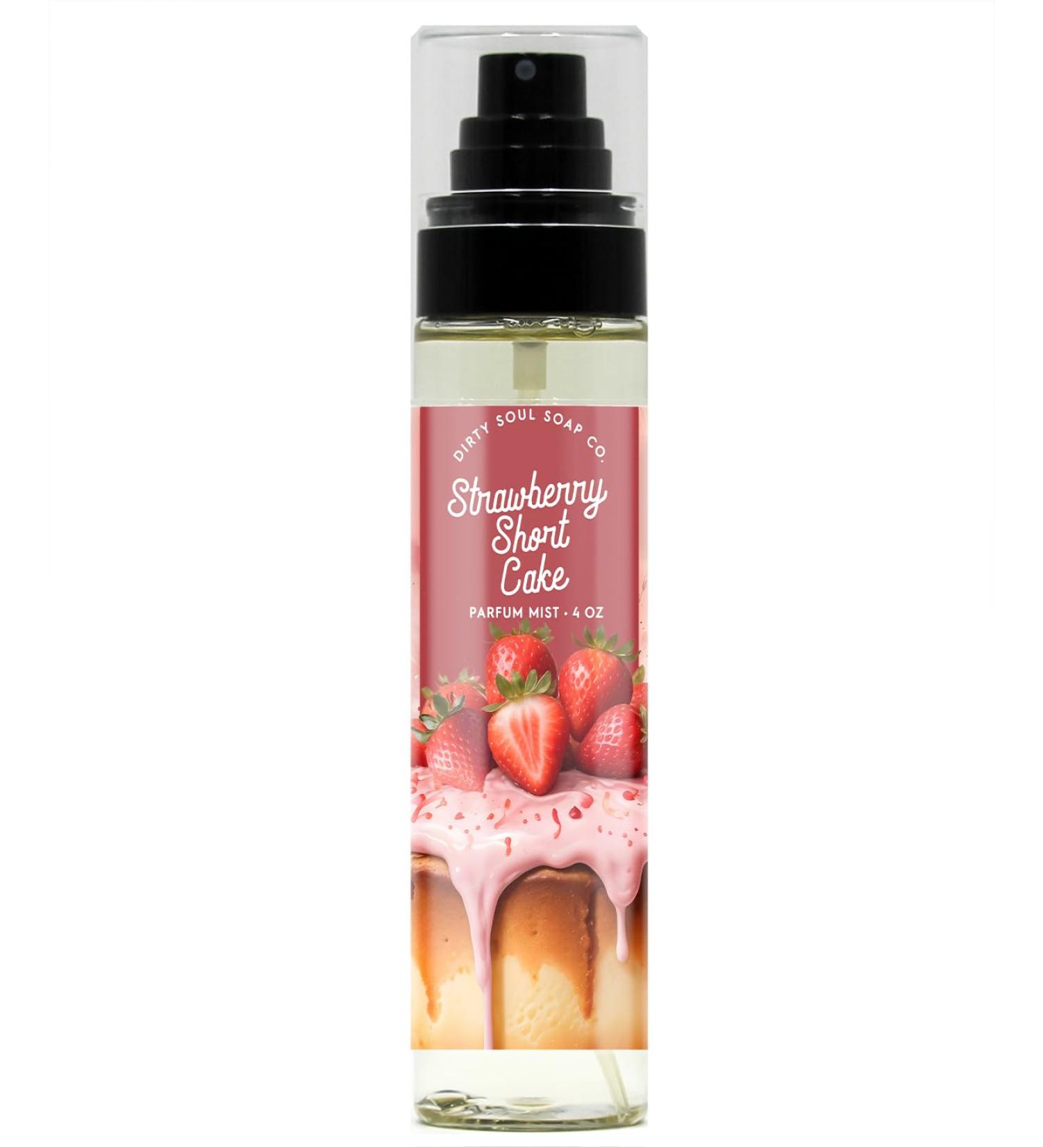 Strawberry Short Cake Parfum Mist - Inspired by Strawberry Pound Cake | Long Lasting Scent | Fragrance Dupe (Strawberry Short Cake)