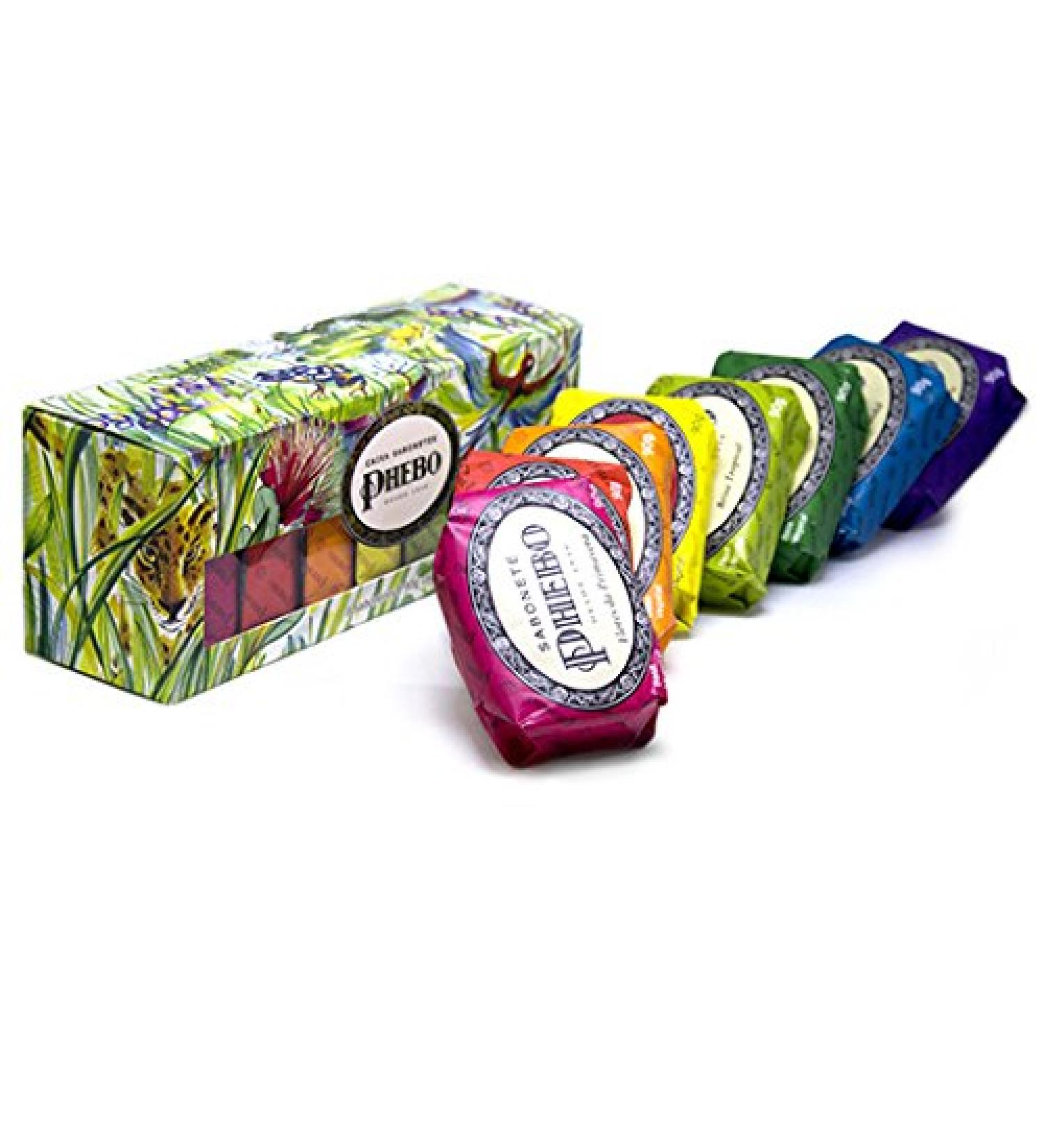 Phebo Classic Collection: Amazonian Glycerin Bar Soaps Box - 8 Units (3.2 Oz each) - Buy Online on GoSupps.com