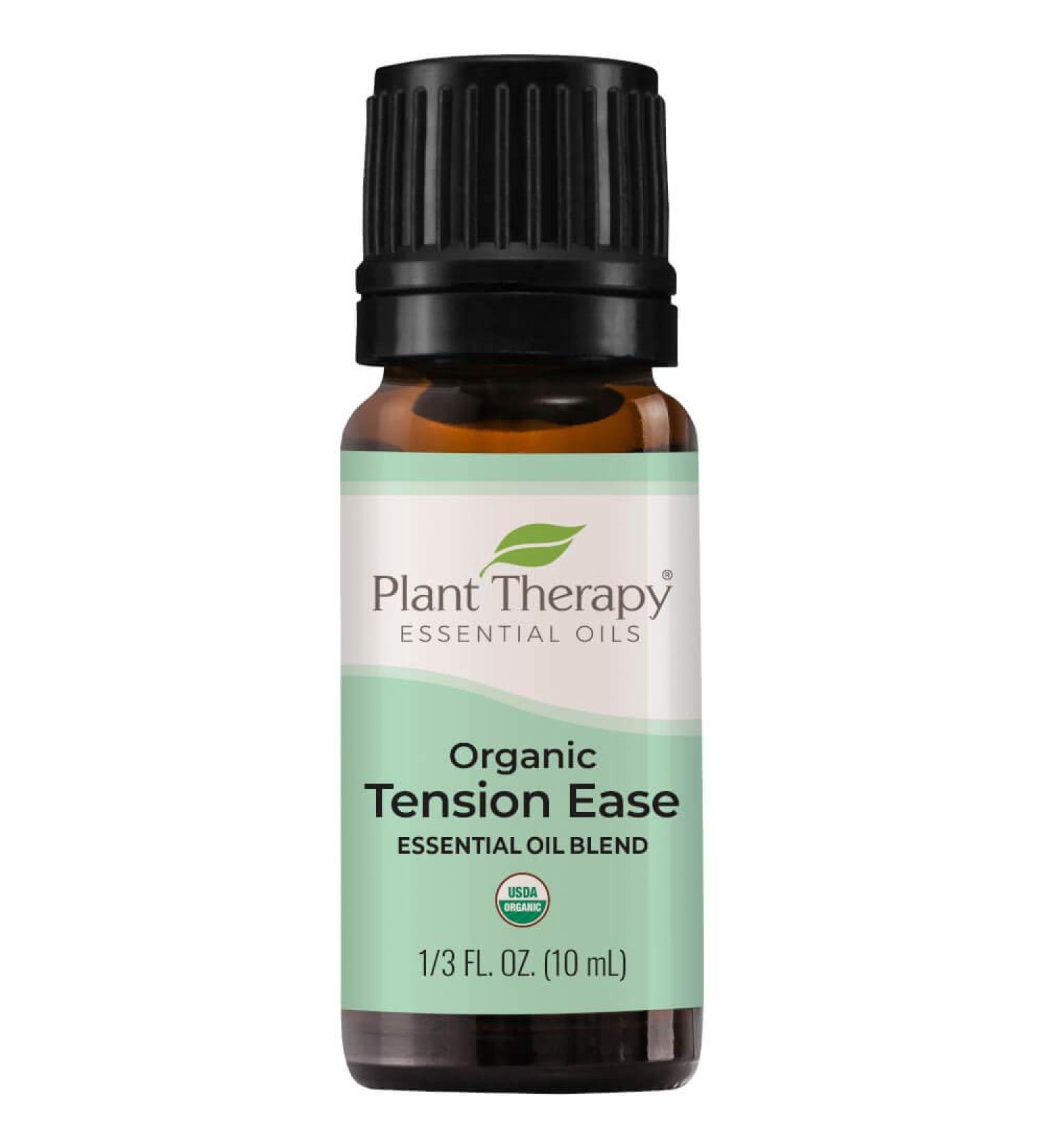 Buy Plant Therapy Organic Tension Ease Essential Oil Blend 10 mL - 100% Pure Therapeutic Grade Undiluted | International Shipping Available - Buy Online on GoSupps.com