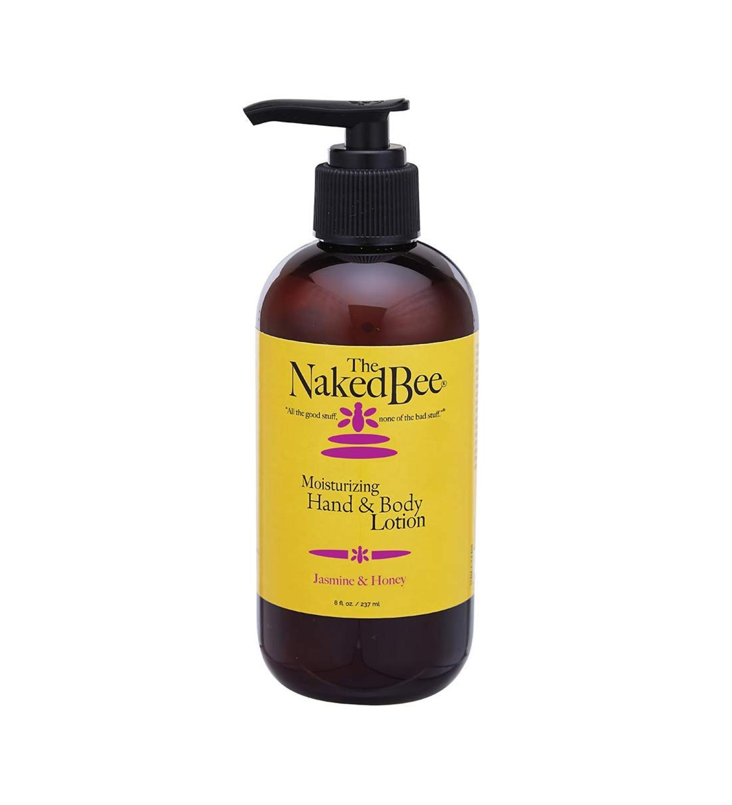 The Naked Bee Jasmine & Honey Moisturizing Hand & Body Lotion 8 Oz - Hydrating Formula, Long-Lasting Fragrance - 8 Fl Oz - Buy Online on GoSupps.com