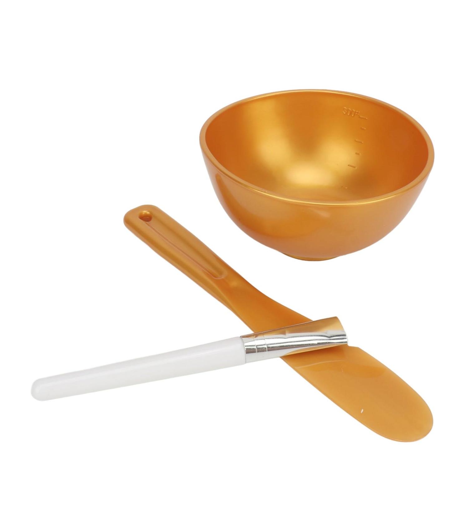 Convenient Mask Bowl Set with Brush Scraper Easy to Clean Multifunctional Facial Mask Bowl Set for Beauty Salon Spa Home Use - Buy Online on GoSupps.com