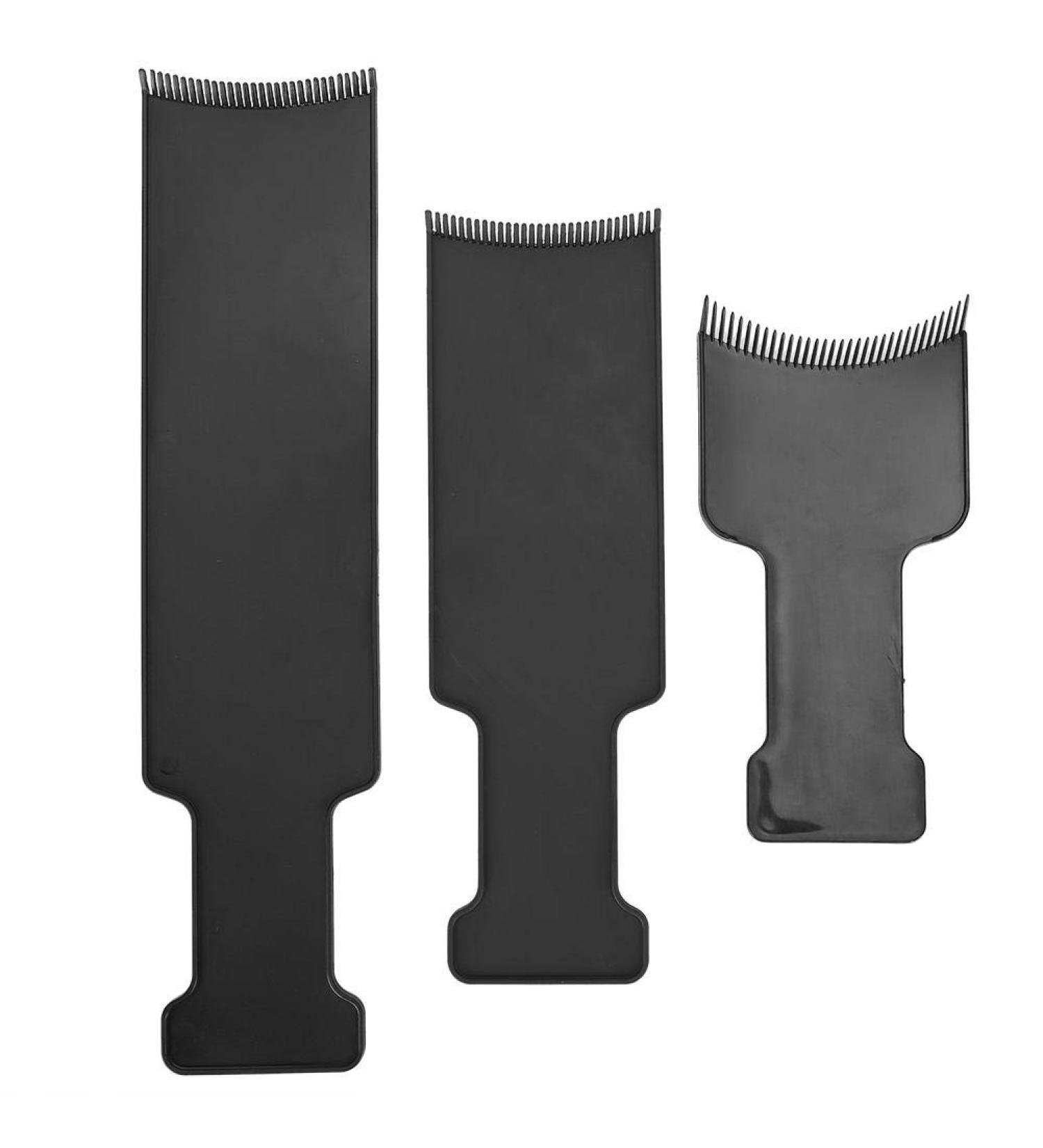 3-Piece Balayage Highlighting Board Set - Professional Black Hair Color Board for Salon Hair Dye Applications - Buy Online on GoSupps.com