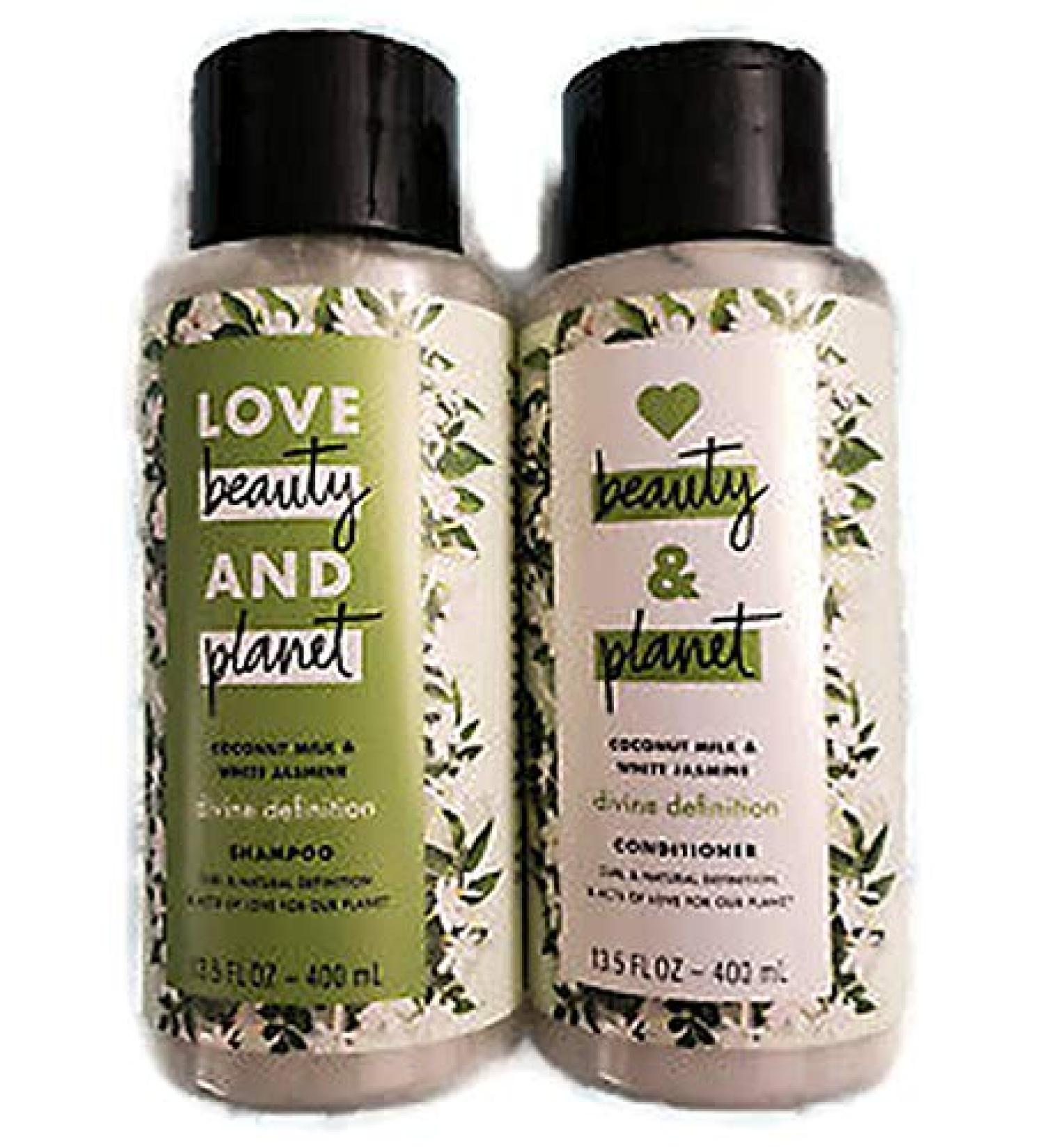 Beauty & Planet Coconut Milk & White Jasmine Shampoo And Conditioner Set
