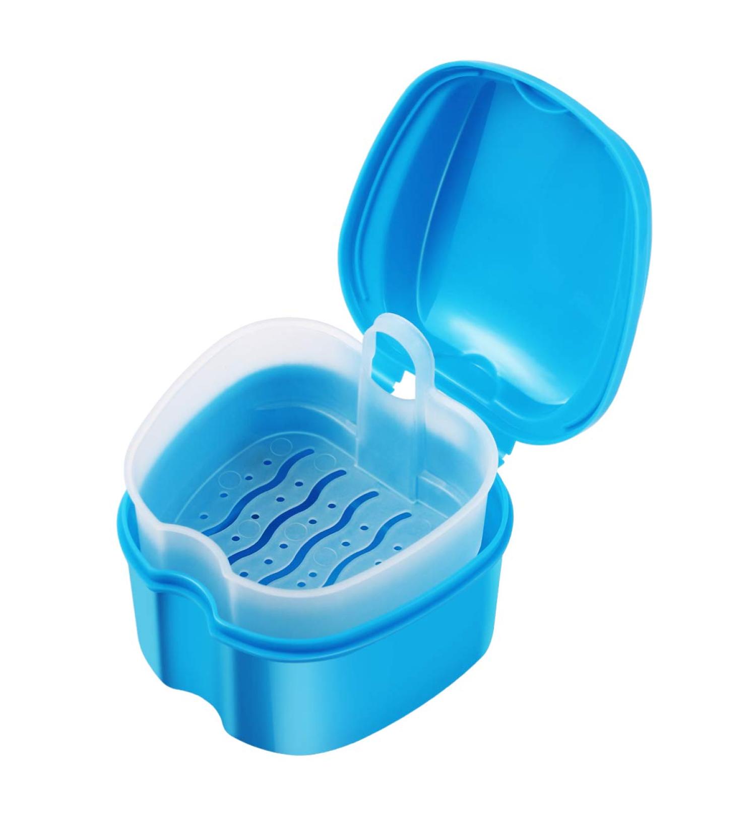Premium Denture Box & Retainer Case | Travel Storage for False Teeth - Durable Convenient and Stylish - Buy Online on GoSupps.com