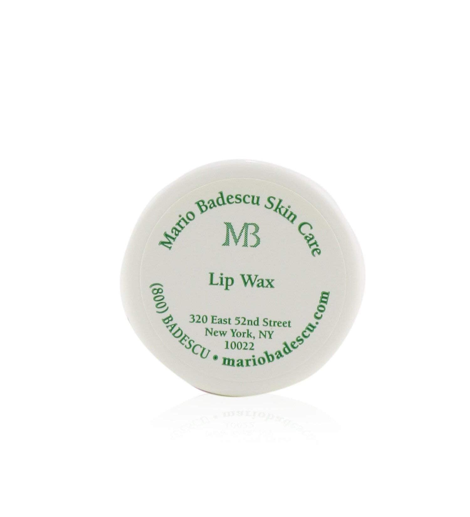 Mario Badescu Lip Wax with Rosehip and Vitamin E Oils Lightweight and Antioxidant Rich Moisturizer for Dry Lips Non-Greasy and Non-Sticky Hydrating Balm 1 Count (Pack of 1) Jar