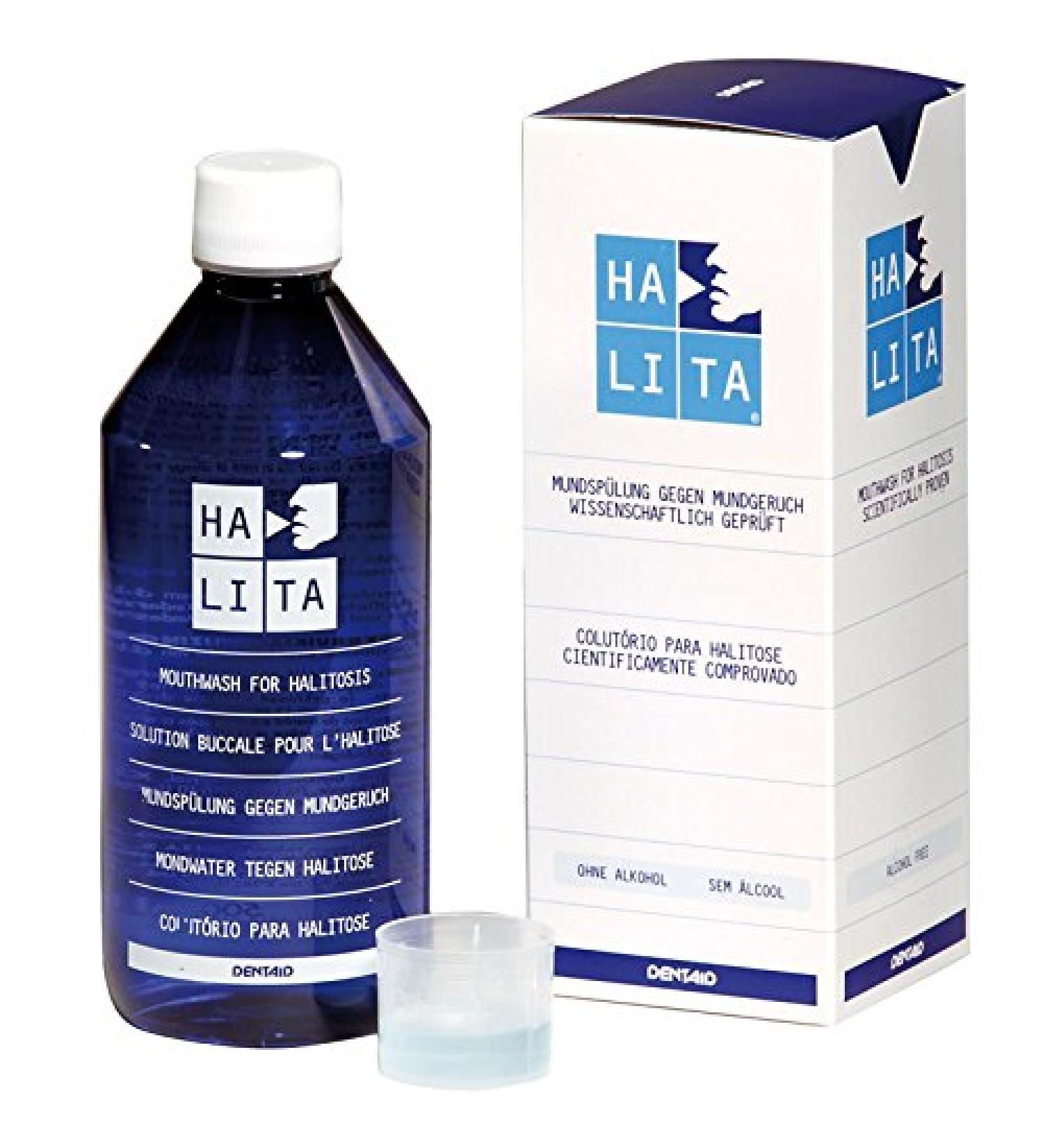 Halita mouthwash 500ml pack of 4 (4x 500ml)