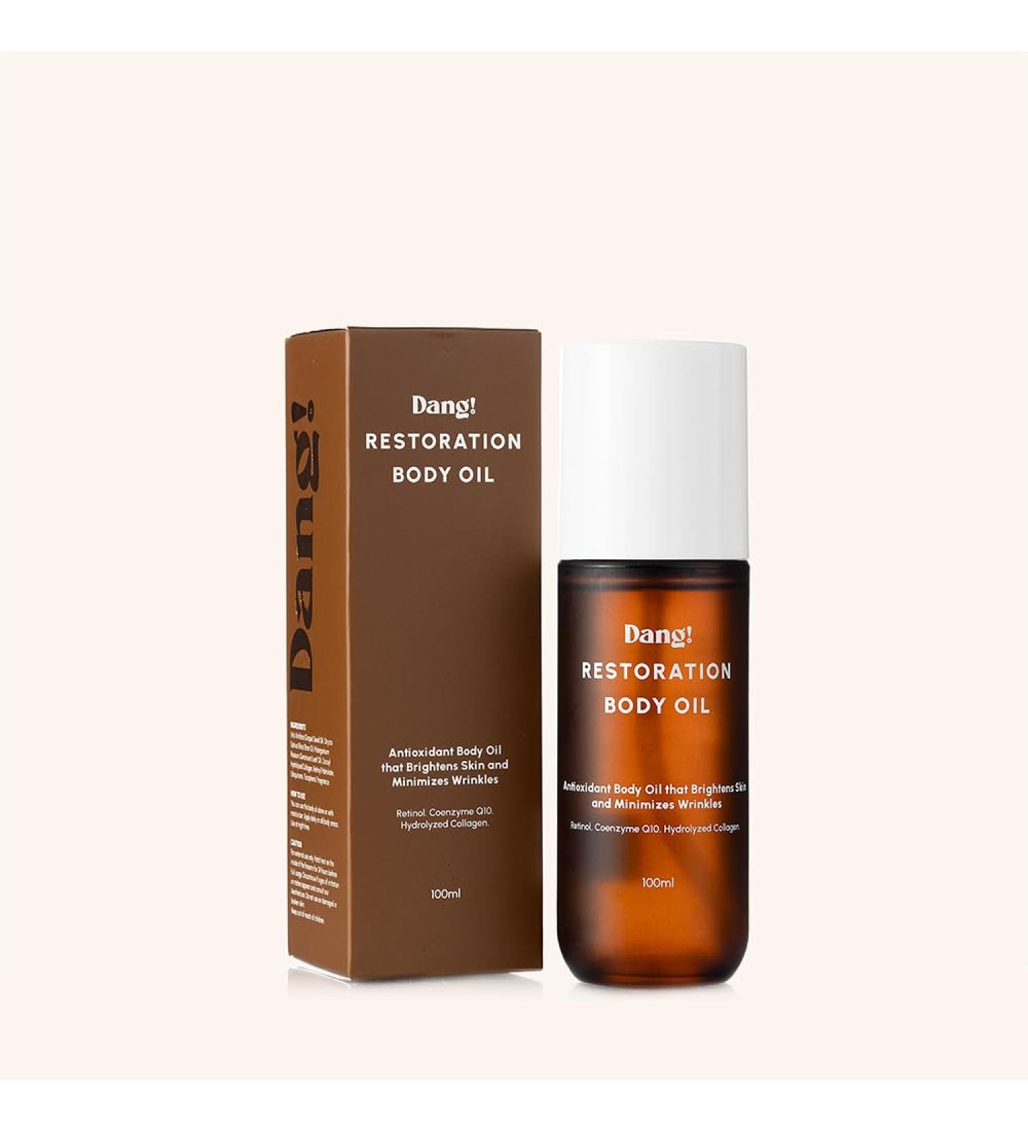 Dang! Ageless Restoration Body Oil (100ml) Firming & Hydrating Body Care Smooths Skin Supports Elasticity & Enhances Natural Glow
