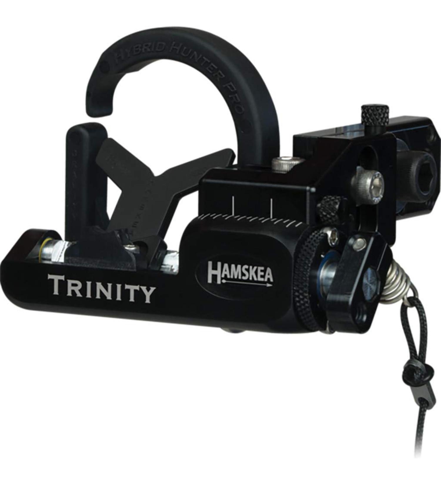 HAMSKEA Archery Solutions Trinity Hunter Left-Handed/Right-Handed Micro Tune Arrow Rest for Bowhunting Right Hand Black