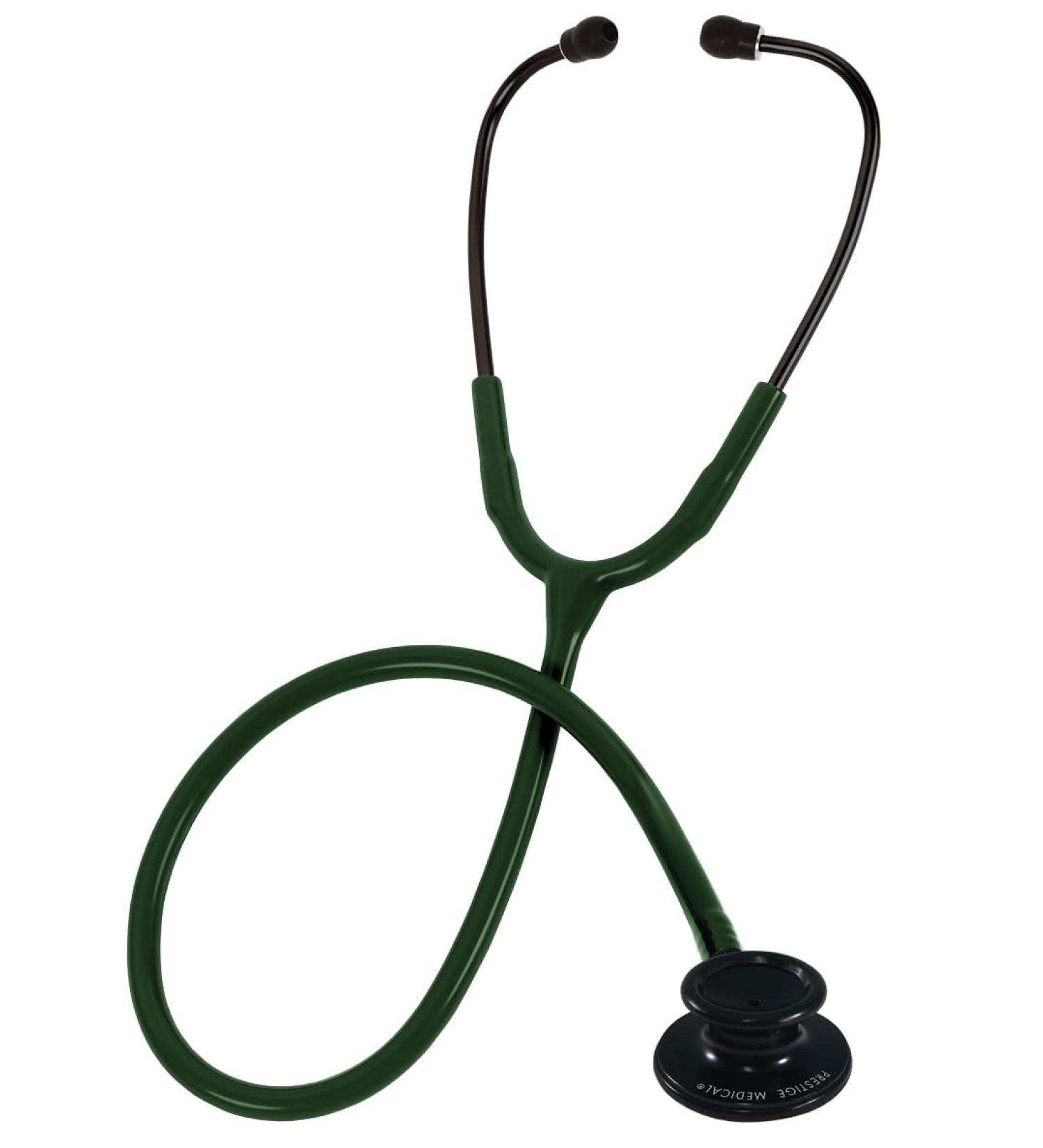 Prestige Medical Clinical Lite Stethoscope Dark Metallic Green