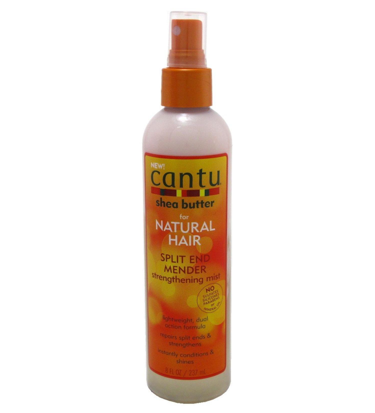 Cantu Natural Hair Split-End Mender Mist 8 Ounce Pump (235ml) (2 Pack)