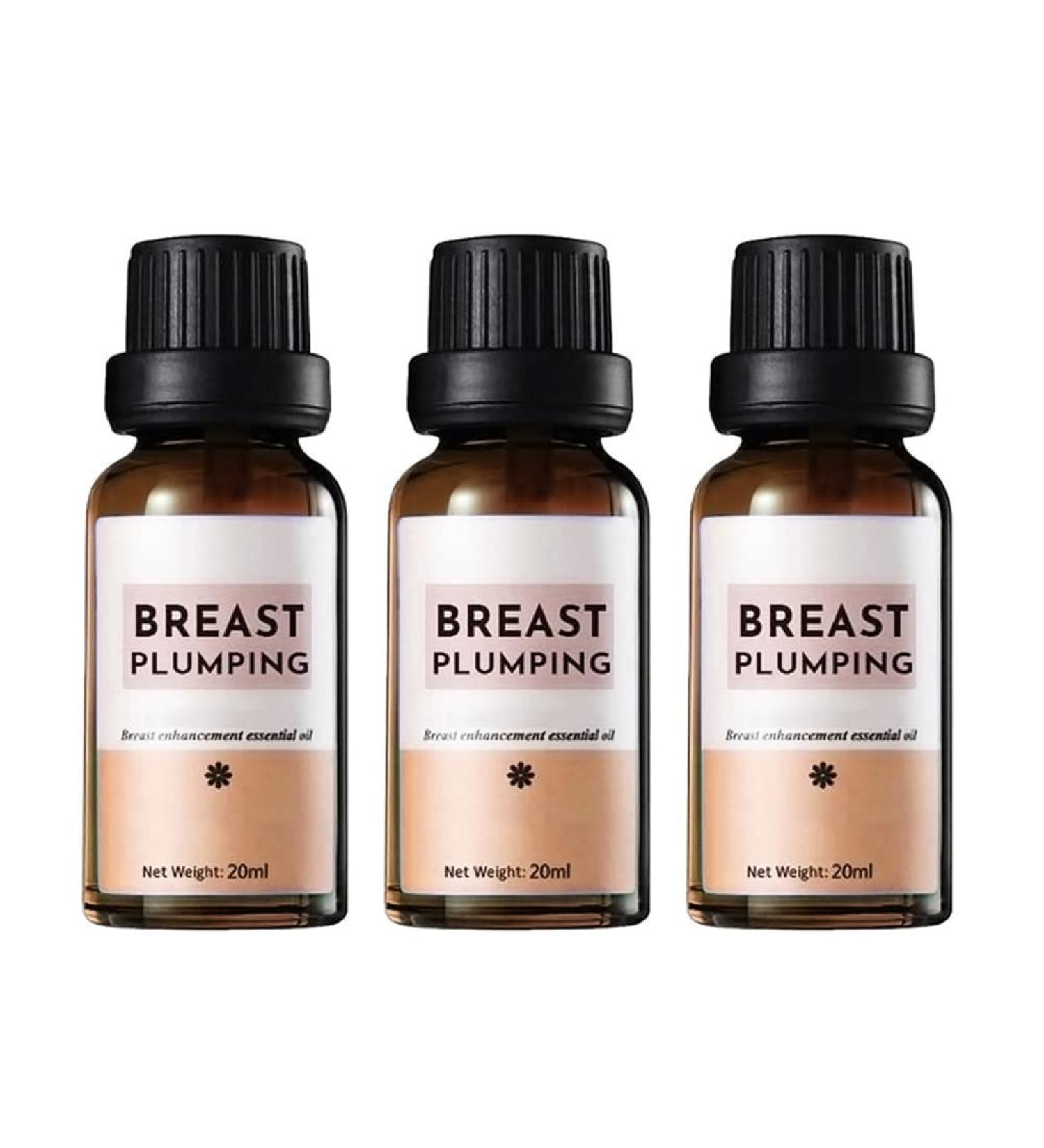 Lichengtai Herbal Bust Up Essential Oil & Breast Enhancement Cream | Natural Breast & Buttock Enlargement - 3PCs - Buy Online on GoSupps.com