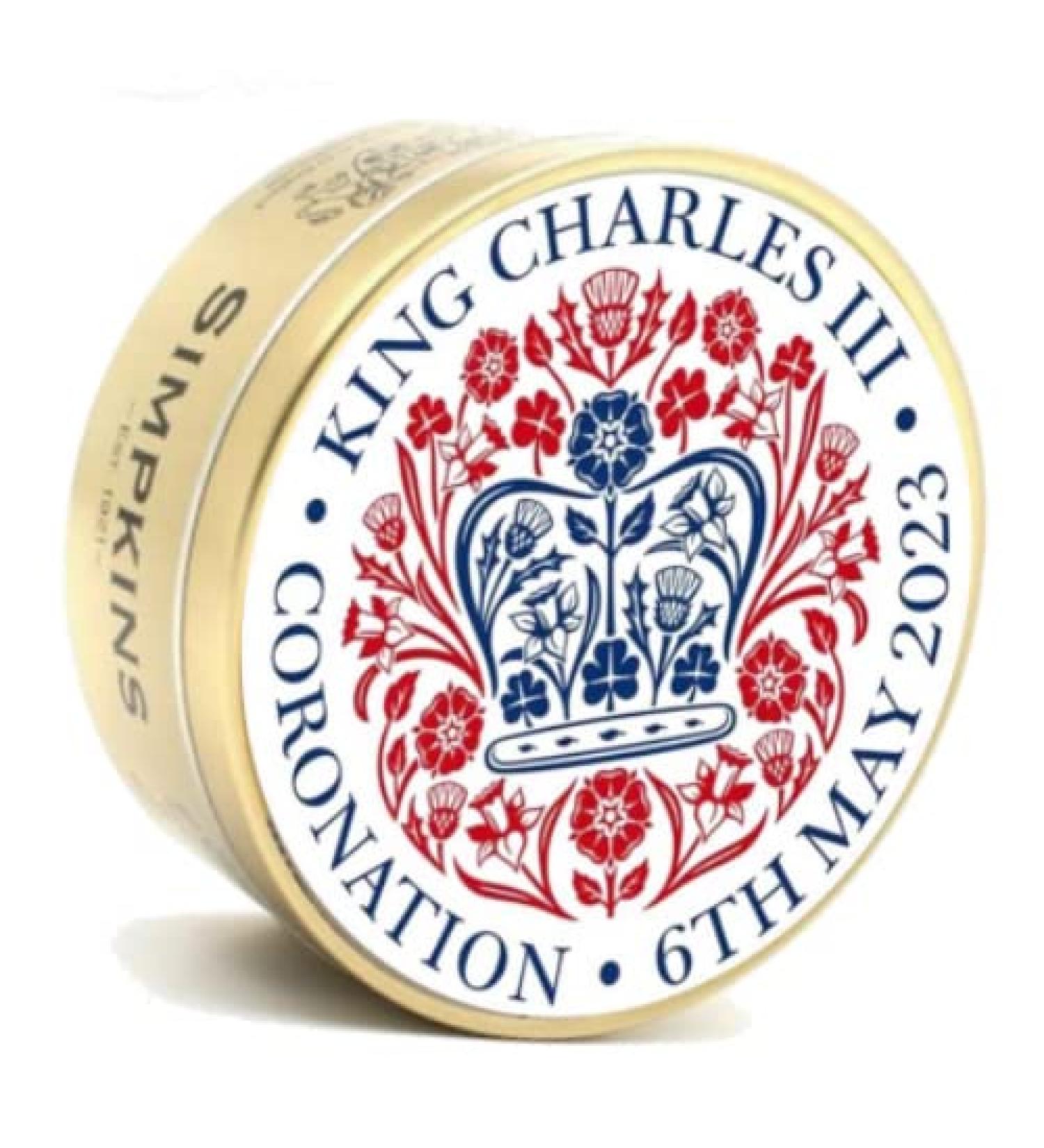 Simpkins King Charles III Coronation Mixed Fruit Tin 175g | Pack of 2 (King Charles III 6th May 2023) - Buy Online on GoSupps.com