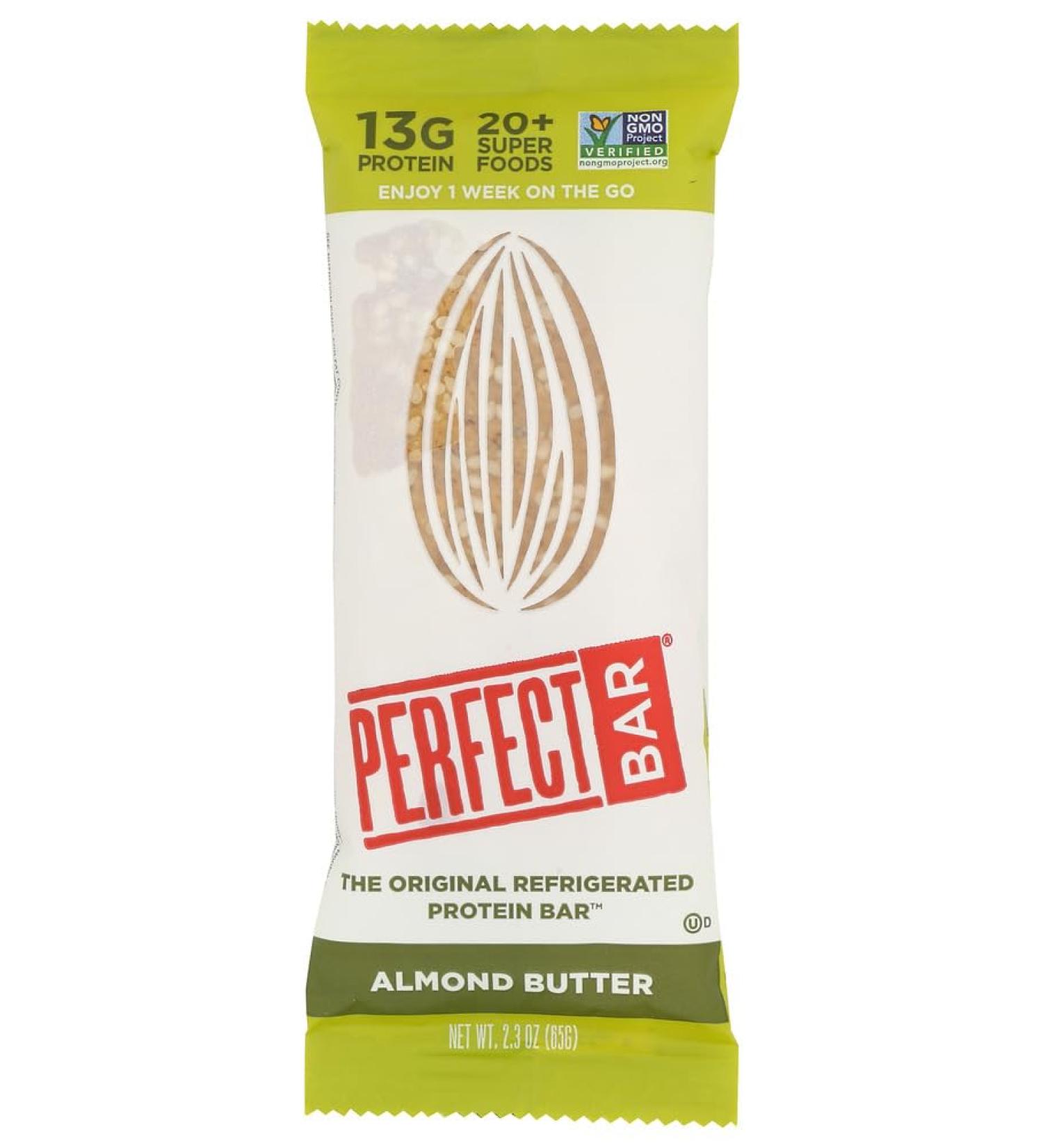 Perfect Almond Butter Bar 2.3 Ounce -- 16 per case. - Buy Online on GoSupps.com