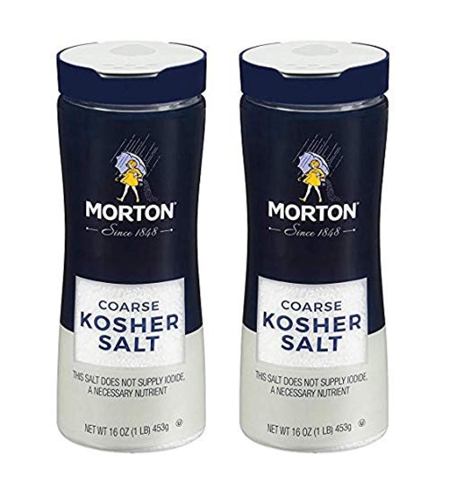 Morton Coarse Kosher Salt 16 oz. (w k)