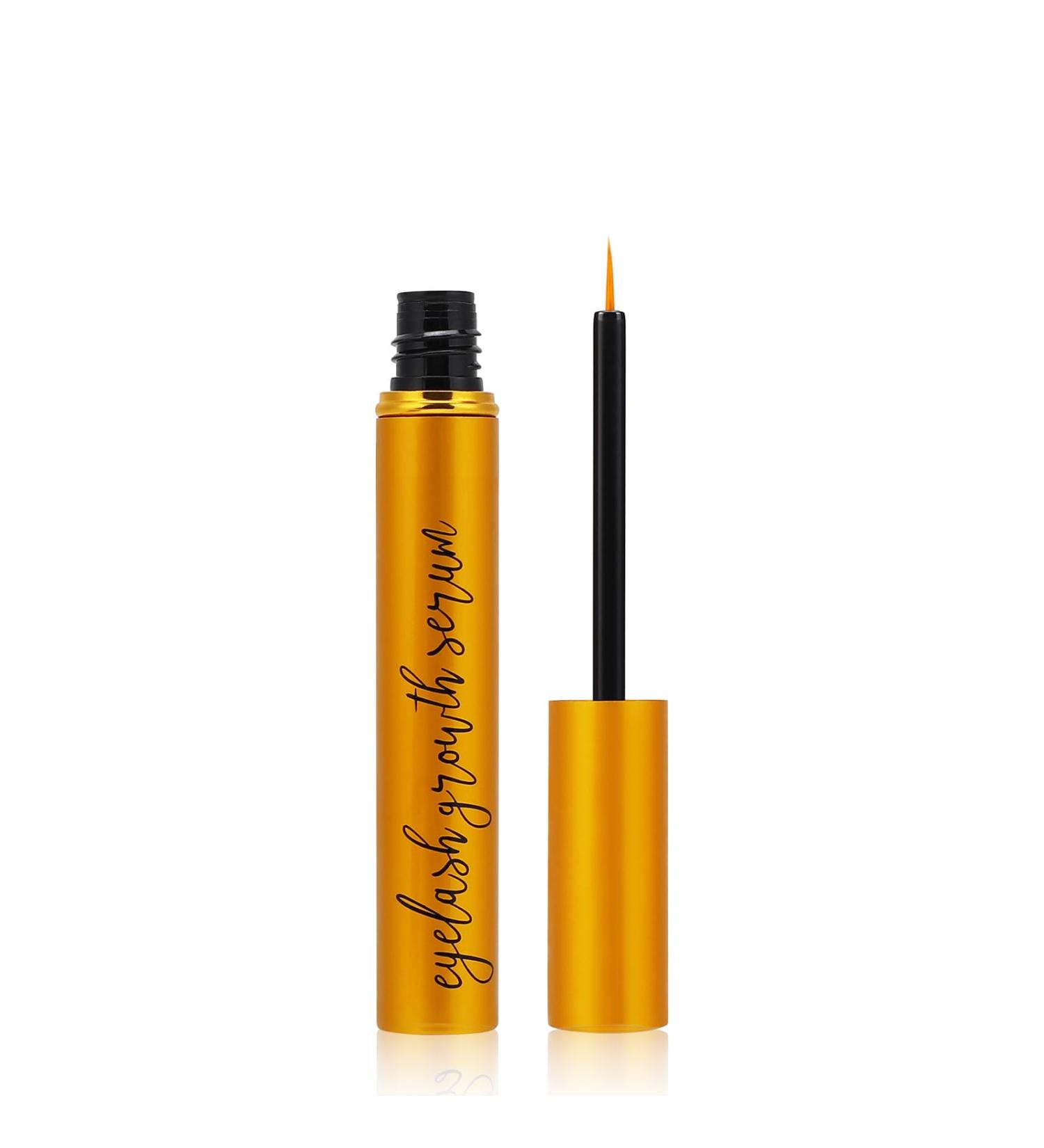 Eyelash Growth Serum - Advanced Formula for Longer Thicker Lashes | 5ML Matte & Rose Gold - Buy Online on GoSupps.com