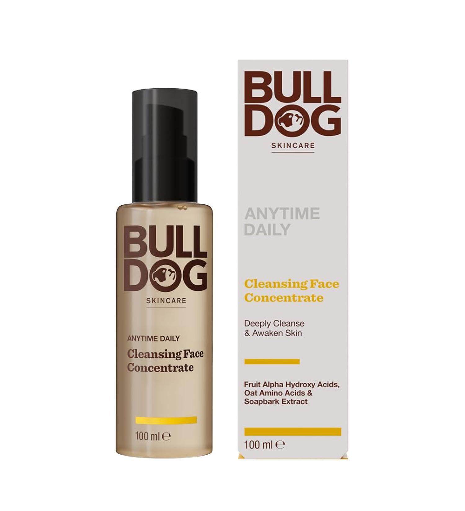 BULLDOG SKINCARE - Anytime Daily Cleansing Concentrate for Men | Face Wash | 100 ml - Buy Online on GoSupps.com