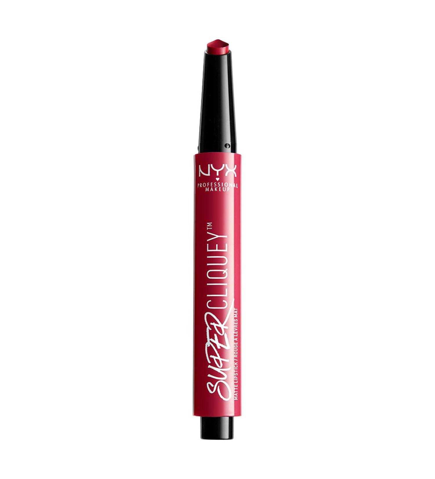 NYX Super Cliquey Matte Lipstick Risktaker 0.05 oz - Long-Lasting Matte Lip Color - Buy Online on GoSupps.com