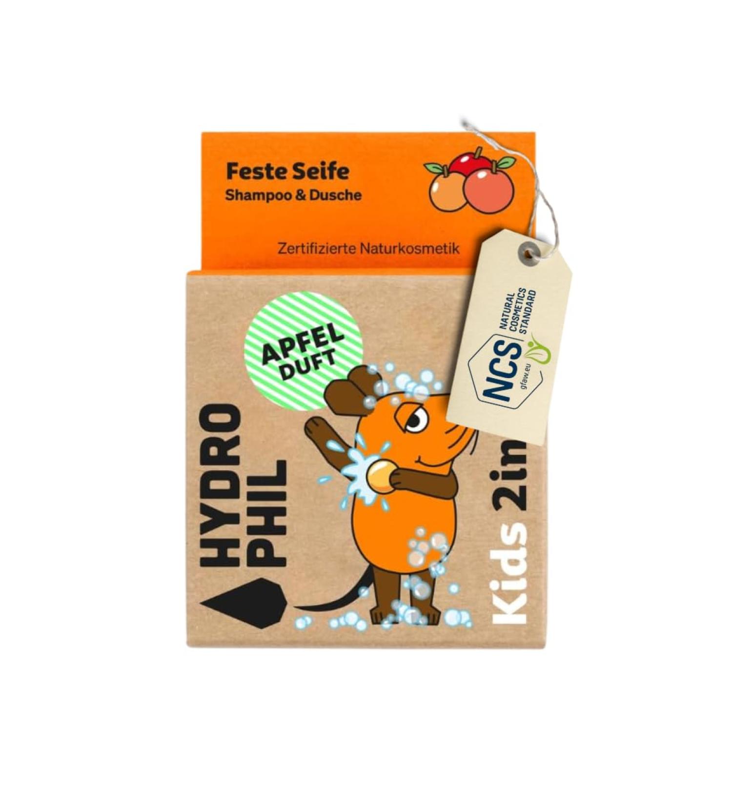 Hydrophil Shampoo & Shower 2in1 apple 60 g - Buy Online on GoSupps.com