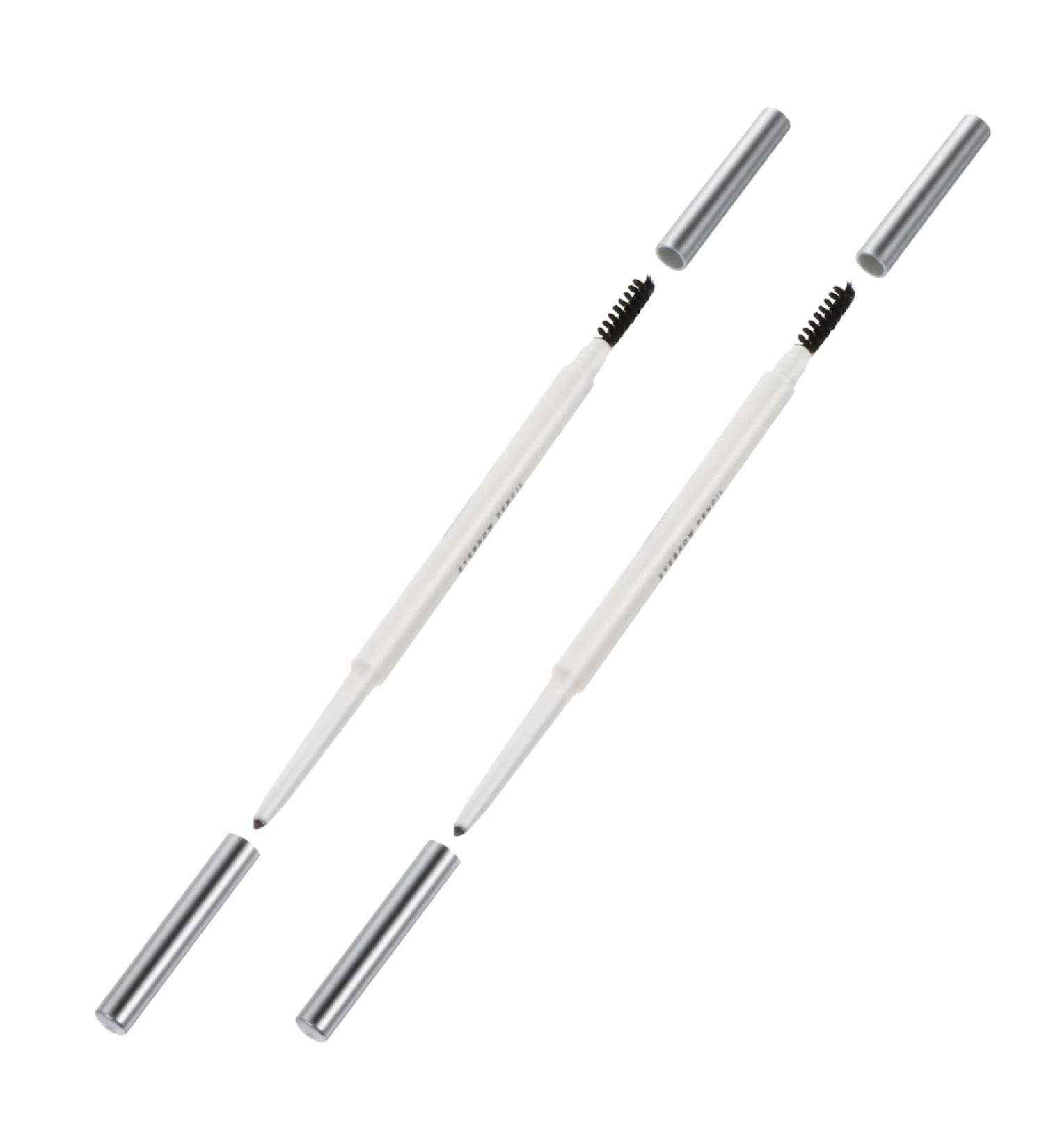 POPETPOP 2pcs Double-headed Waterproof Eyebrow Pencil Lasting To Rotate Eyebrow Line 1 count (Pack of 1) Assorted Color - Buy Online on GoSupps.com