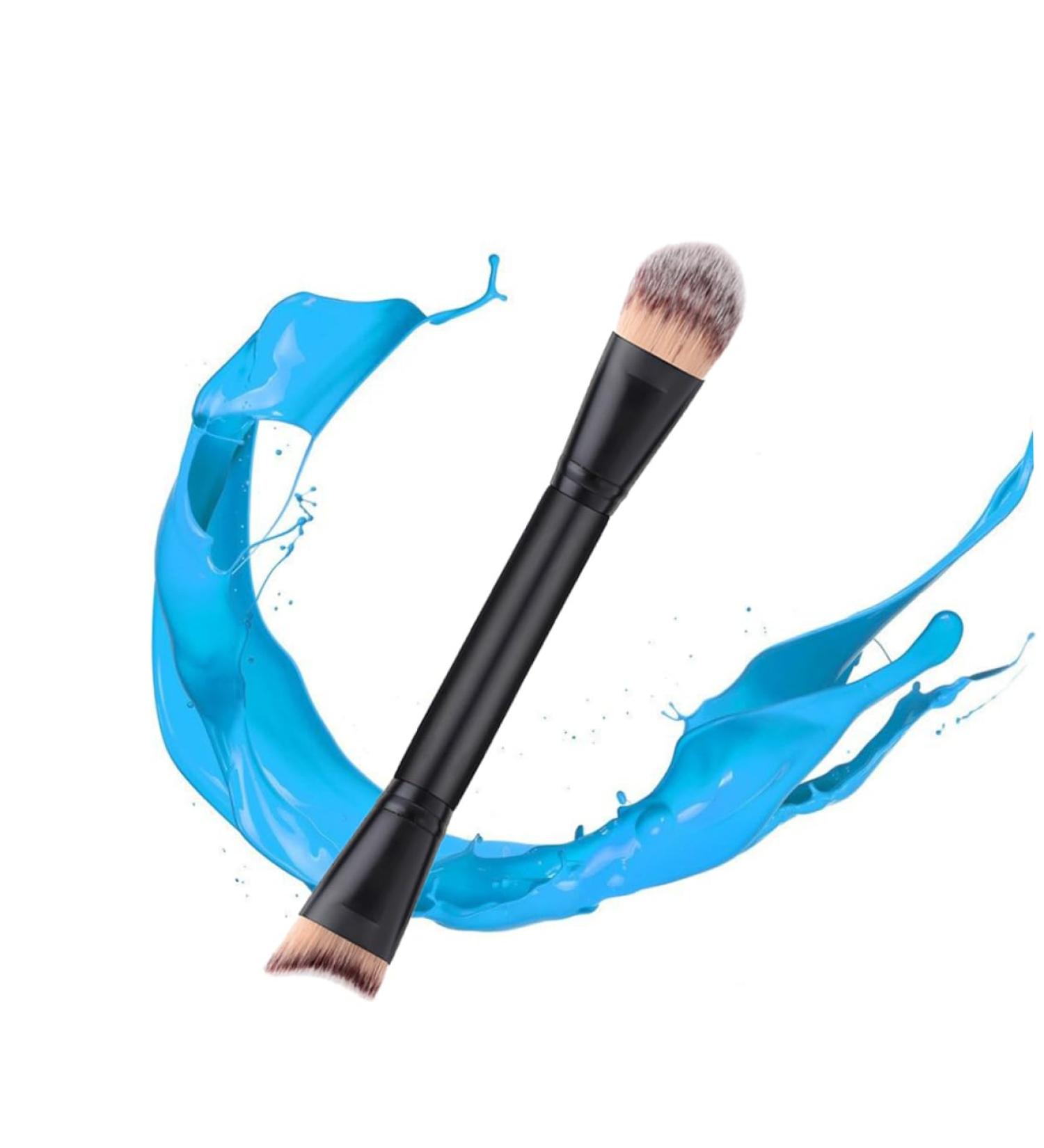 Ipetboom Makeup Brush Poweder Brush Cosmetics Brush Dual Ended Brush Wooden Eyes Blush Brush - Buy Online on GoSupps.com