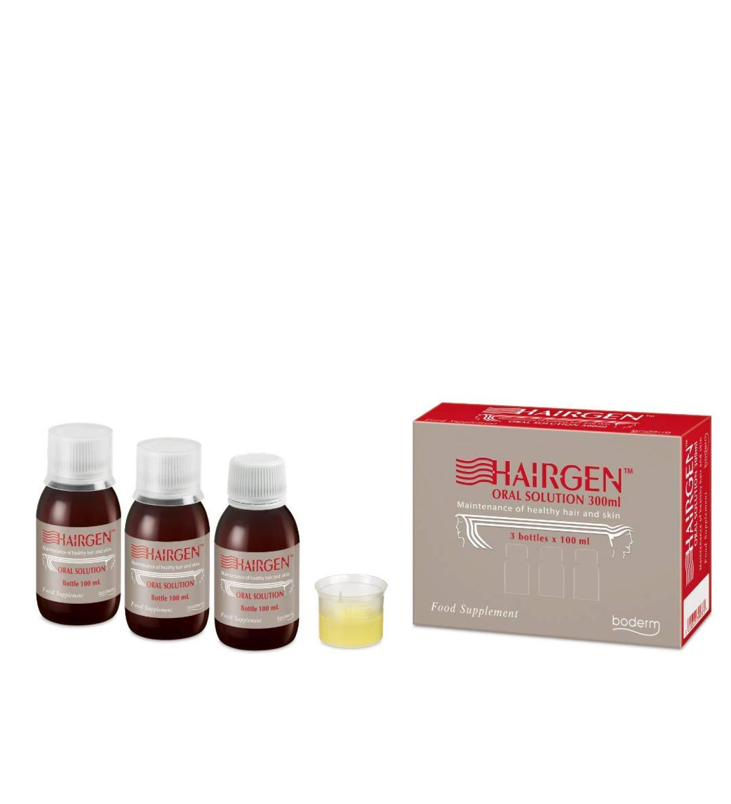 Hairgen Oral Solution 300ml - Vital Hair Growth Supplement for Healthy Hair - Buy Online on GoSupps.com