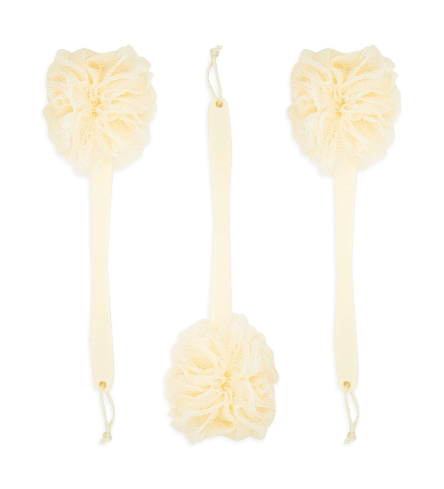 Long Handled Loofah Back Scrubber Exfoliating Body Sponge for Shower Bath (18 in, 3 Pack) - Buy Online on GoSupps.com