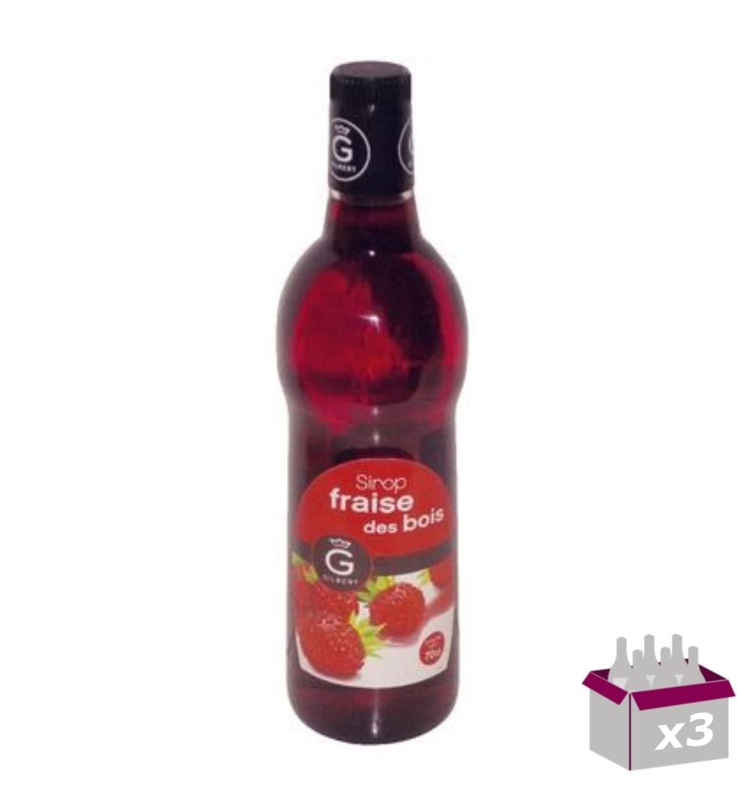 Rioba Syrups - Wild Strawberry - 3 x 70cl