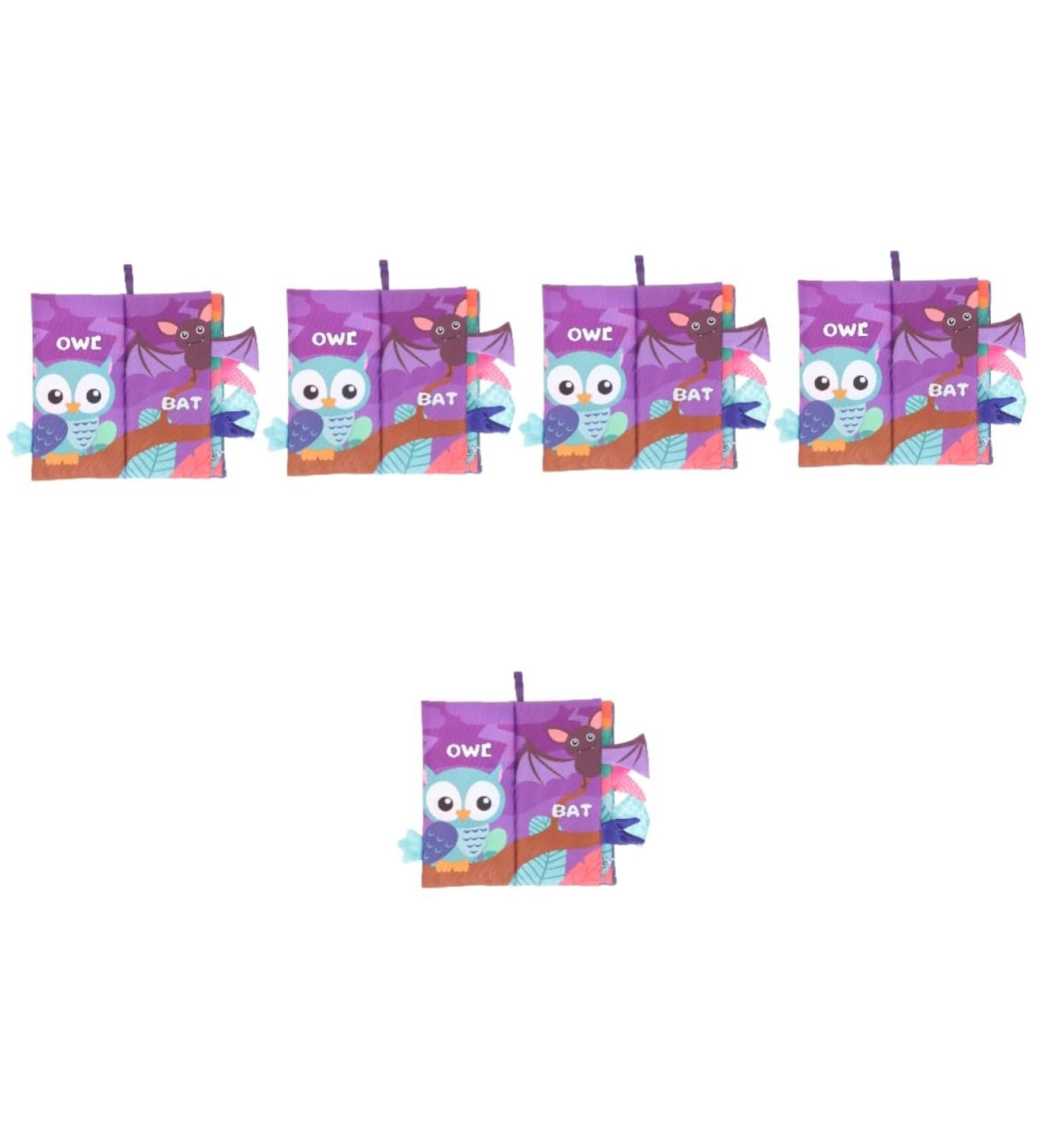 Shop Abaodam 5-Stage Fabric Book - Perfect Newborn & Toddler Educational Play Set | Ideal Birthday Gift | Soft Polyester Cloth Book - Buy Online on GoSupps.com