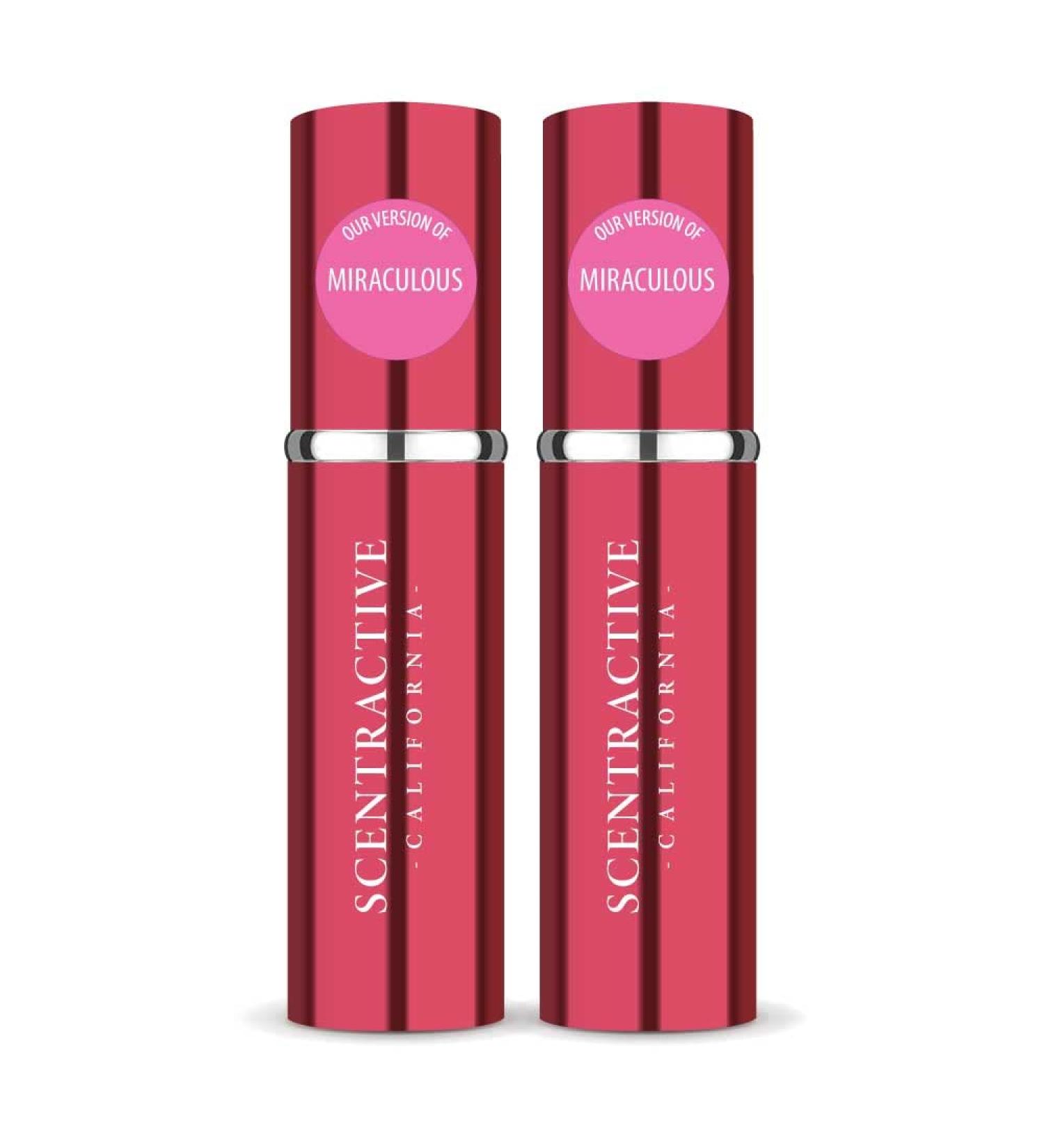 CA Perfume Impression of Miraculous For Women Replica Version Fragrance Dupes Concentrated Long Lasting Eau de Parfum Spray Refillable Atomizer Bottle 0.17 Fl Oz/5ml-X2 LNCM MIRACULOUS IMPRESSION 0.34 Fl Oz (Pack of 1) - Buy Online on GoSupps.com