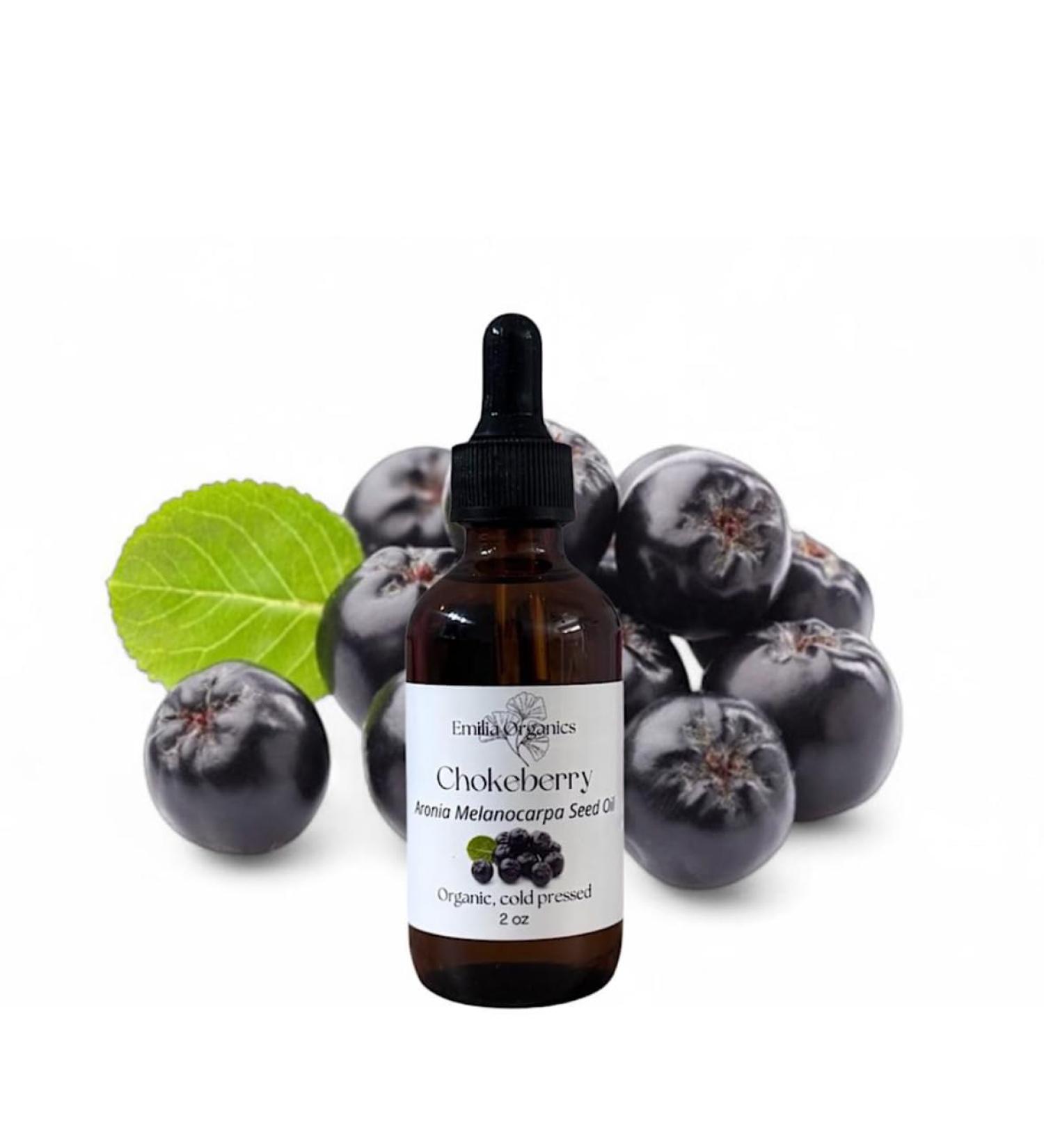 Chokeberry Seed Oil Organic Cold Pressed Unrefined Natural 2 Fl Oz - Buy Online on GoSupps.com