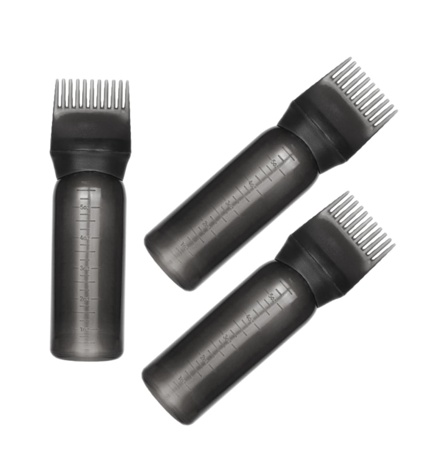 FRCOLOR 3 Pcs Dry Cleaning Bottle & Dye Hair Oil Comb - Perfect Hair Root Applicator for Coloring & Cosmetic Treatments - Buy Online on GoSupps.com