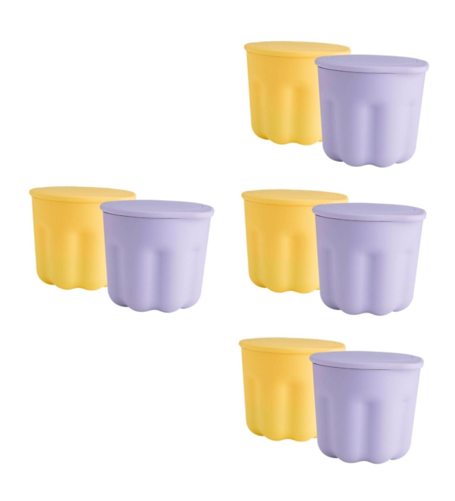 minkissy 8 Sets Pp Washing Bowl Makeup Brush Mat Cosmetology Kit Beauty Tool Cleaner Kit Makeup Brush Washing Cosmetic Scrubber Mat Beauty Tools Make up Cleaning Box Silica Gel - Buy Online on GoSupps.com